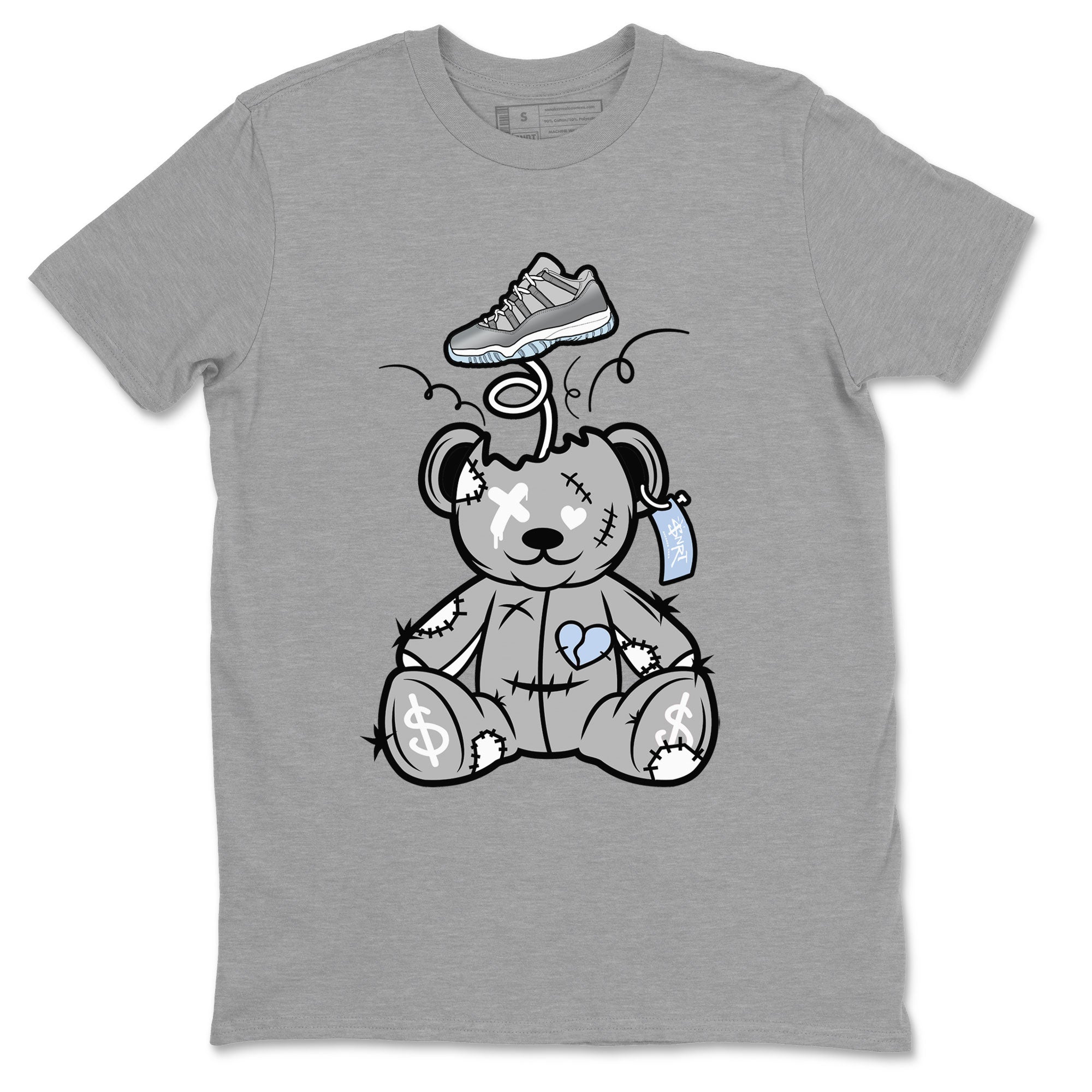 Surprise Teddy Bear snkmatch Tees - Air Jordan 11 Cool Grey