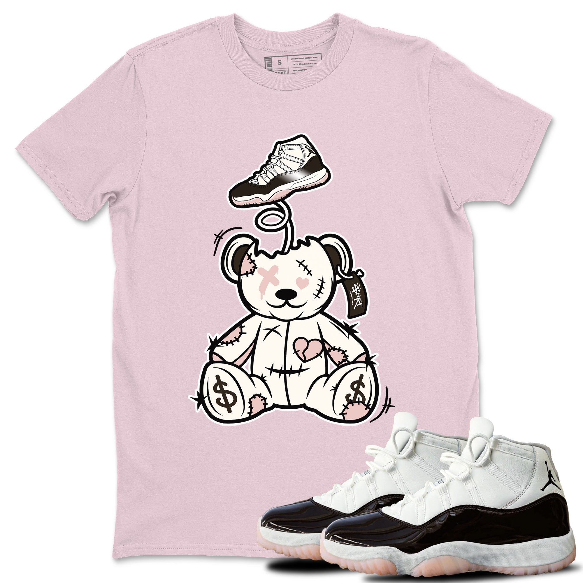 Surprise Teddy Bear snkmatch Tee - Air Jordan 11 Neapolitan