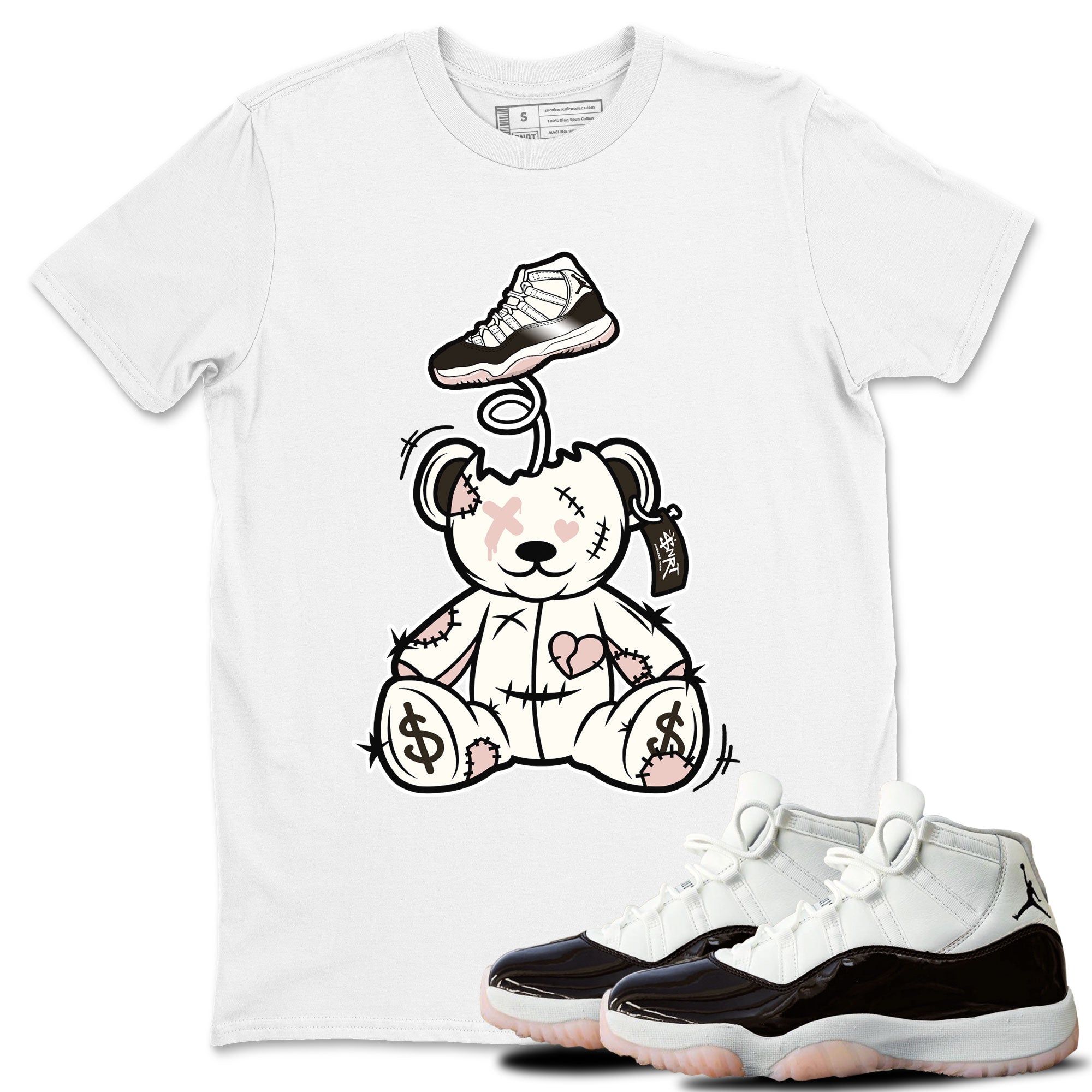 Surprise Teddy Bear snkmatch Tee - Air Jordan 11 Neapolitan