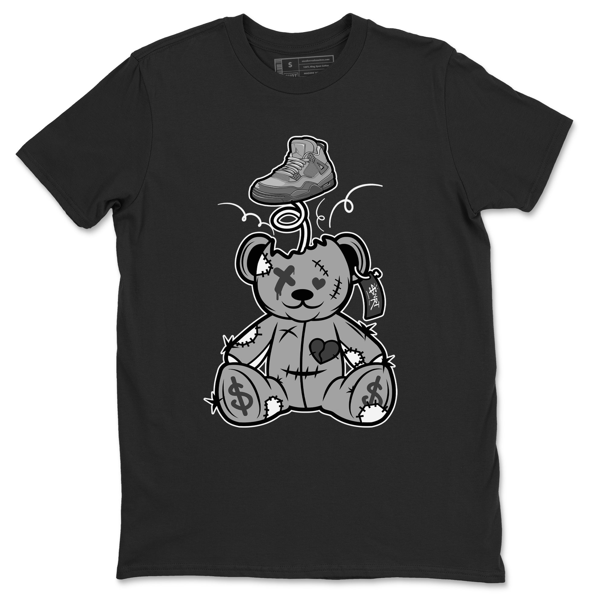 Surprise Teddy Bear snkmatch Tees - Air Jordan 4 Wet Cement