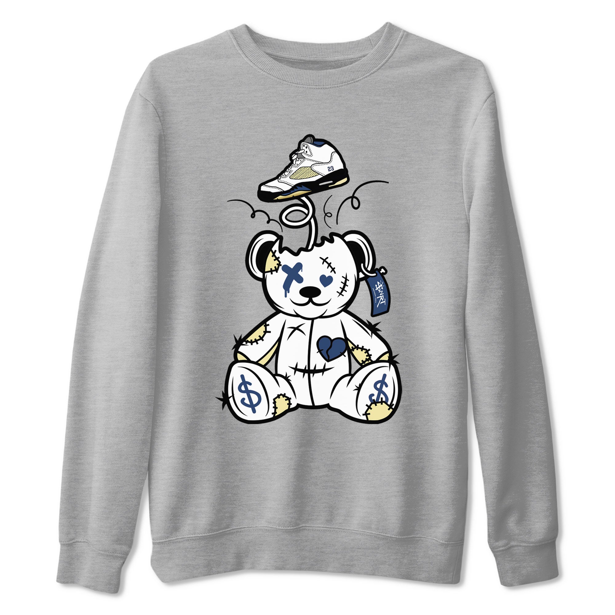 Surprise Teddy Bear snkmatch Tee - Air Jordan 5 A Ma Maniere x Photon Dust
