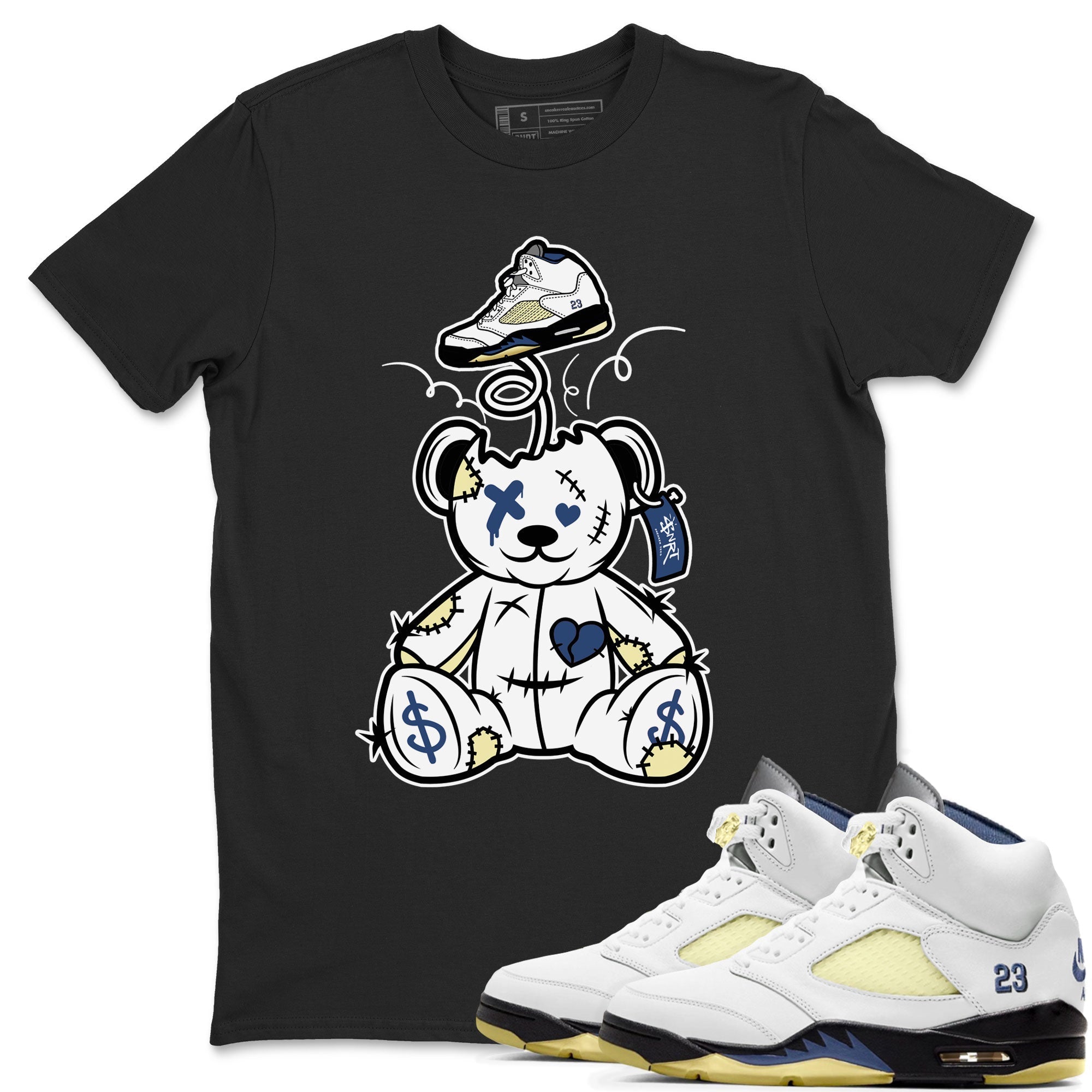 Surprise Teddy Bear snkmatch Tee - Air Jordan 5 A Ma Maniere x Photon Dust