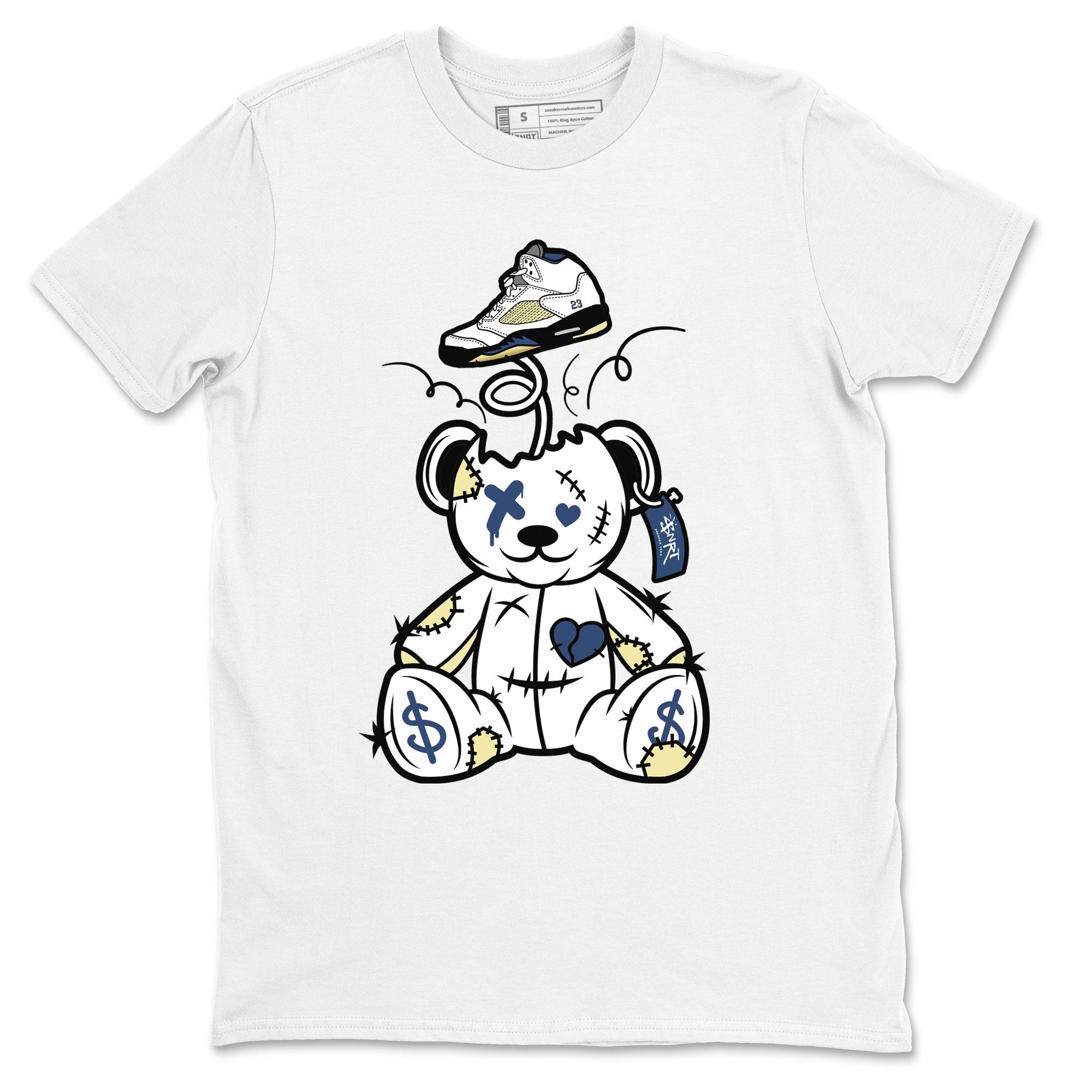 Surprise Teddy Bear snkmatch Tee - Air Jordan 5 A Ma Maniere x Photon Dust