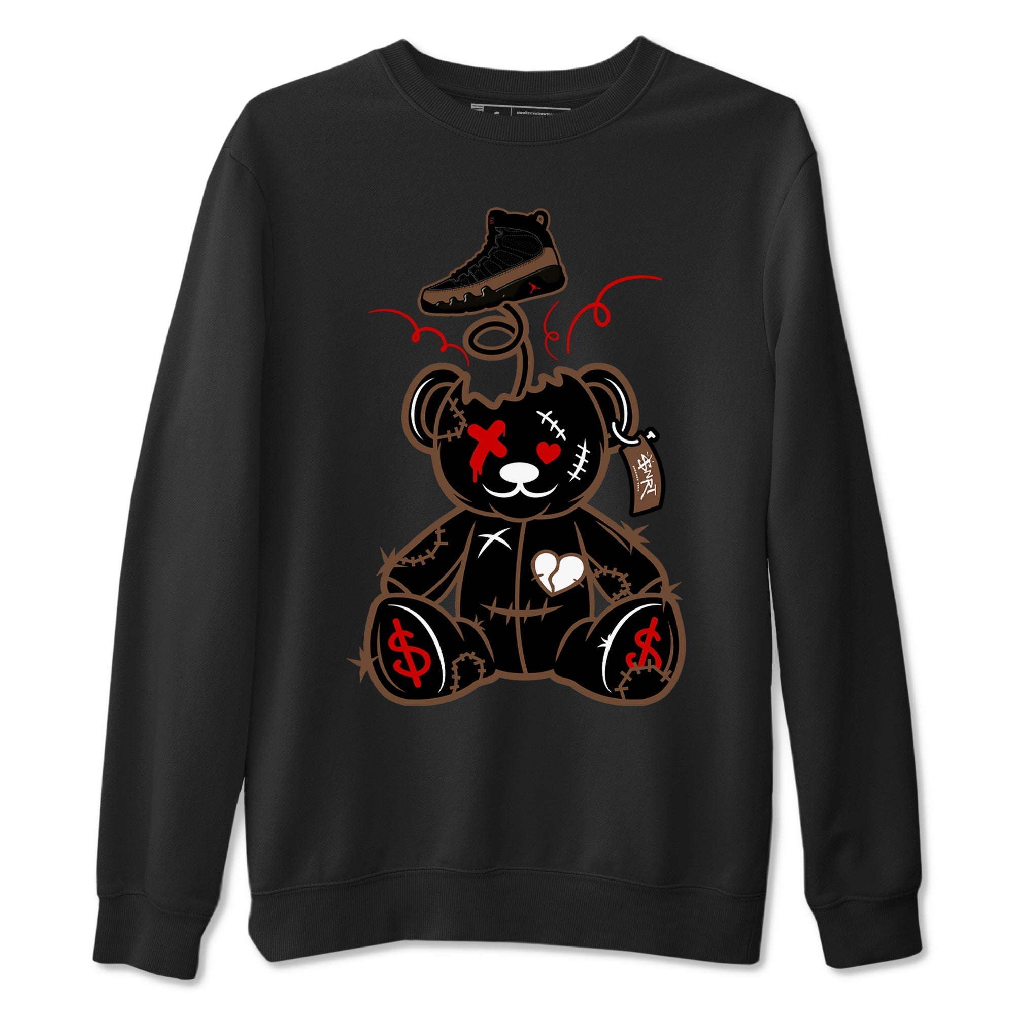 Surprise Teddy Bear snkmatch Tees - Air Jordan 9 Olive