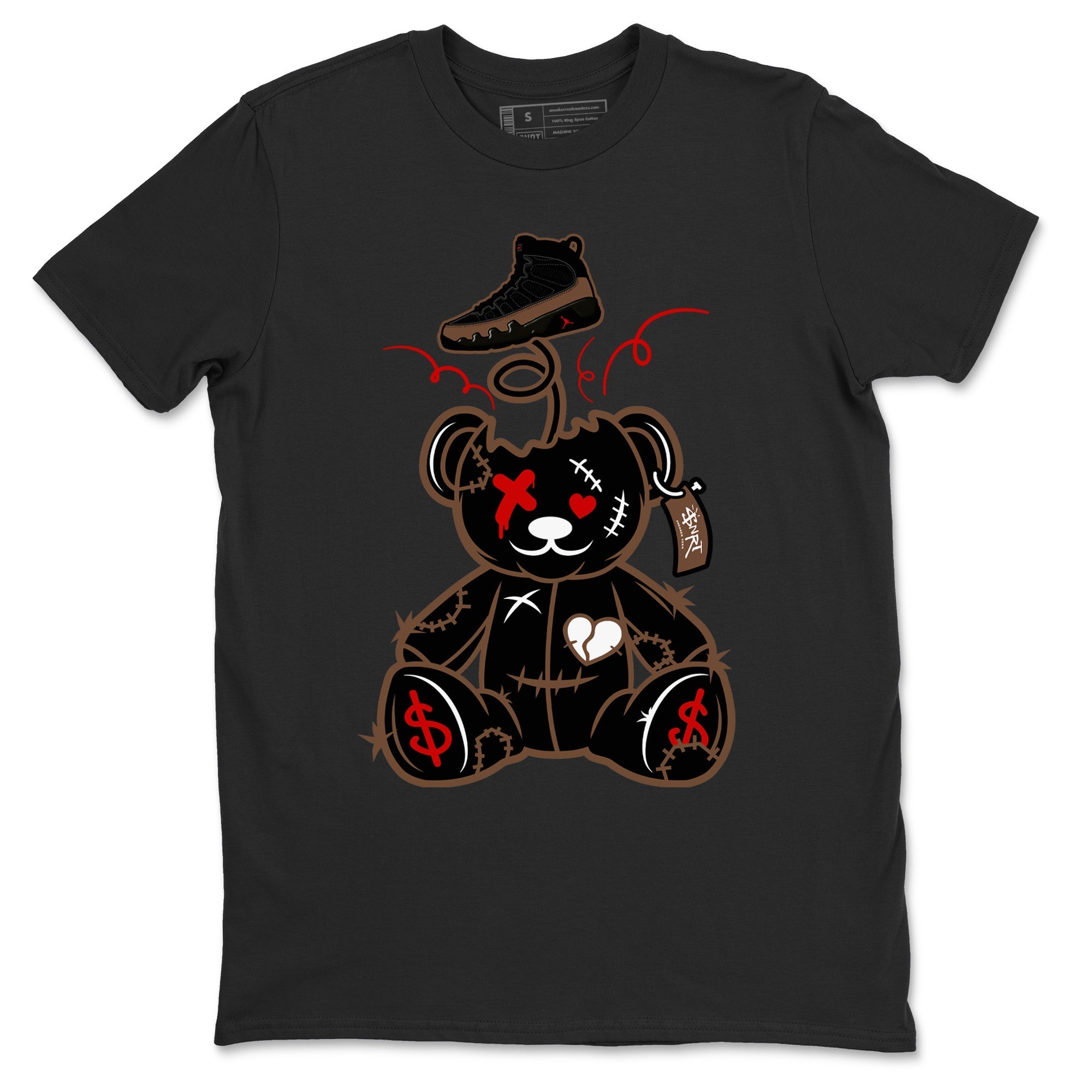 Surprise Teddy Bear snkmatch Tees - Air Jordan 9 Olive