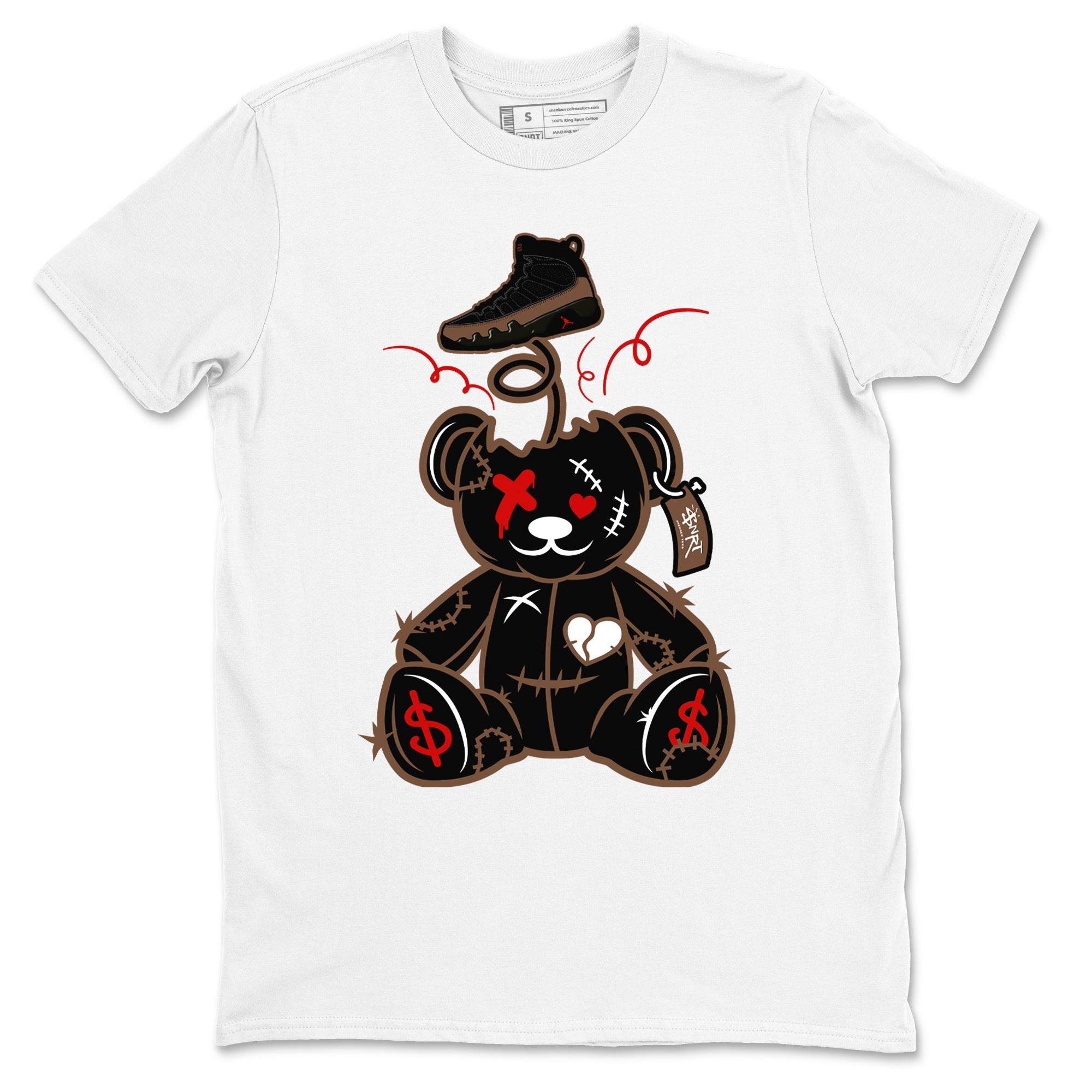 Surprise Teddy Bear snkmatch Tees - Air Jordan 9 Olive