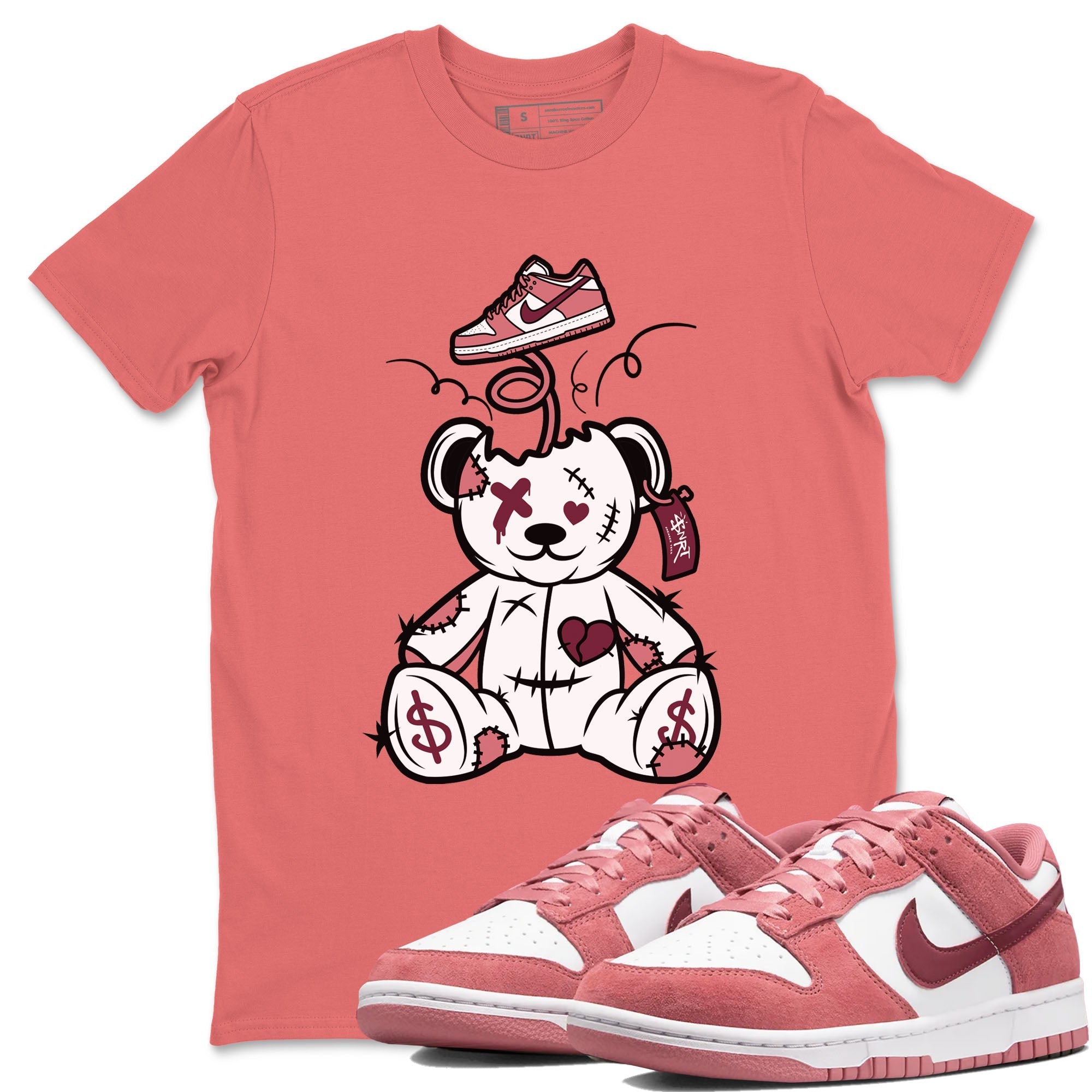 Surprise Teddy Bear snkmatch Tees - Dunk Valentines Day 2024