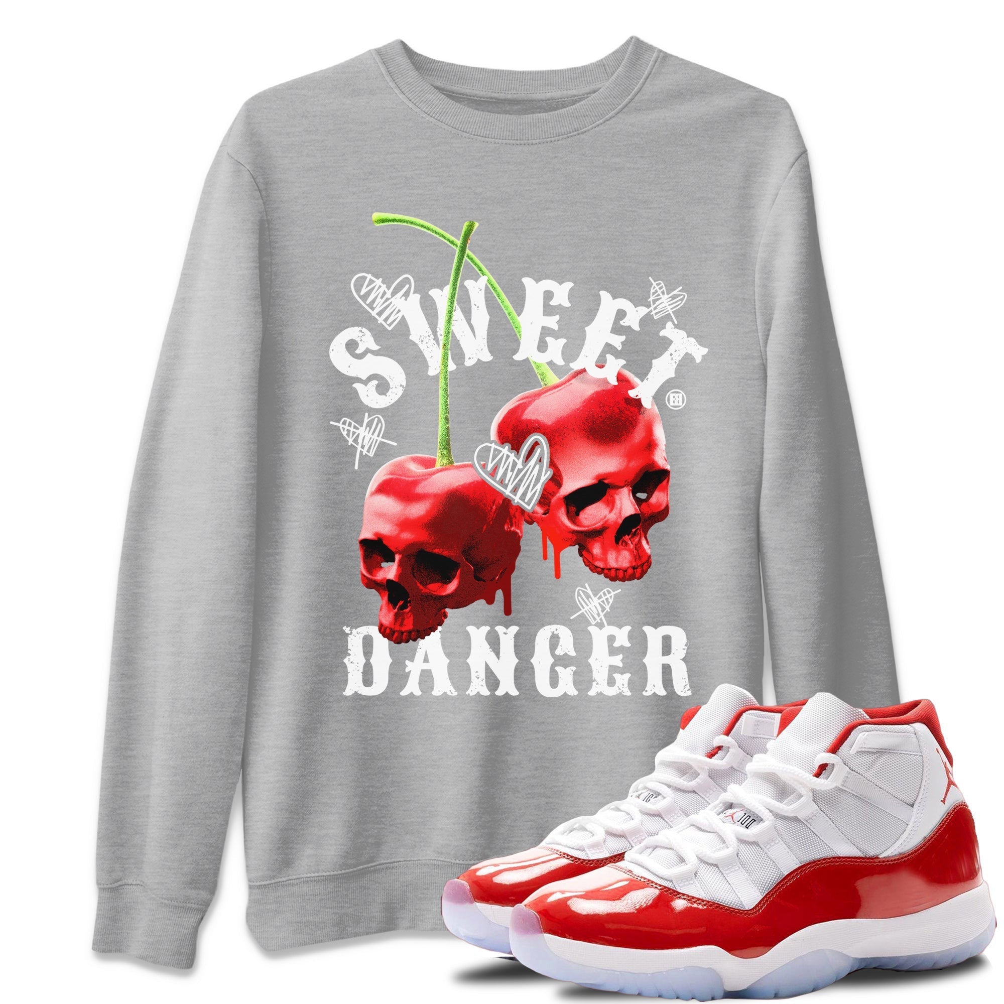Sweet Danger Unisex Tops - Air Jordan 11 Cherry