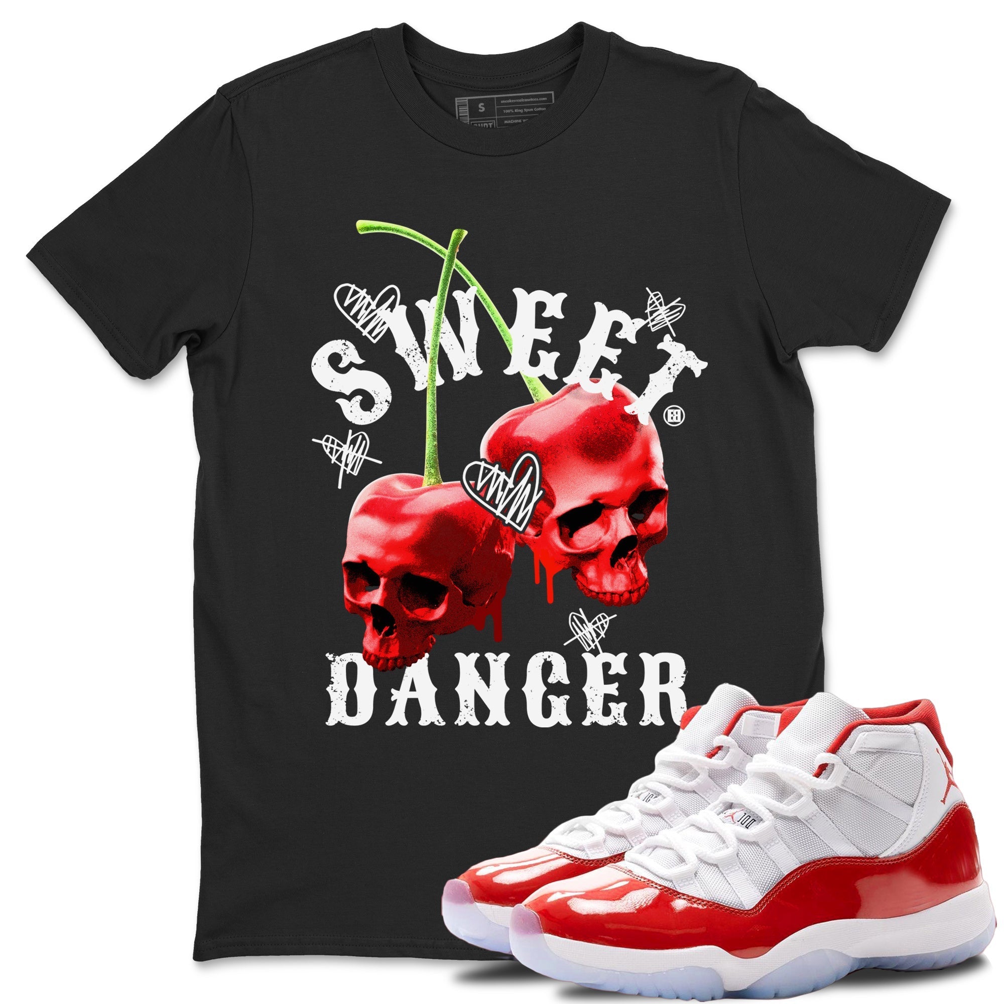 Sweet Danger Unisex Tops - Air Jordan 11 Cherry