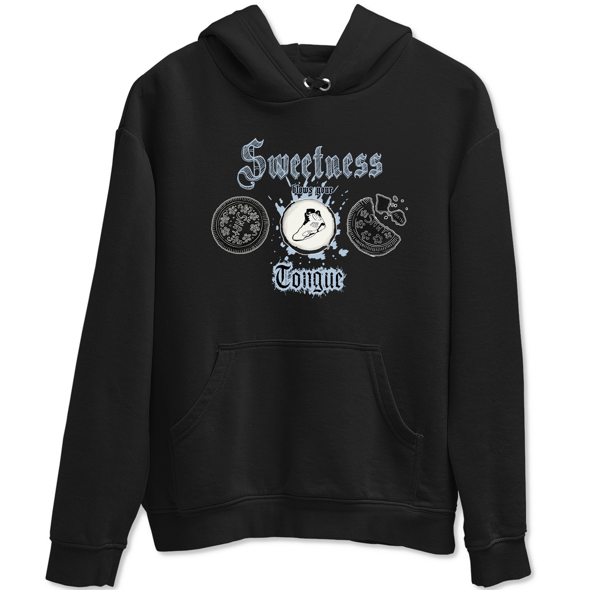 Sweetness Blows Your Tongue snkmatch Tees - Air Jordan 6 White Black