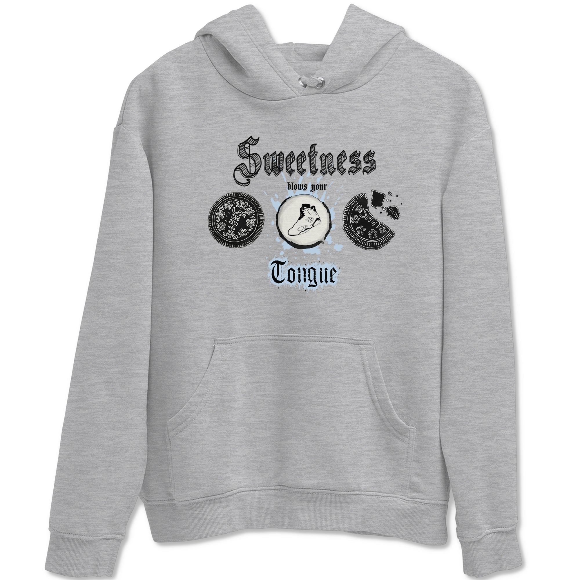 Sweetness Blows Your Tongue snkmatch Tees - Air Jordan 6 White Black