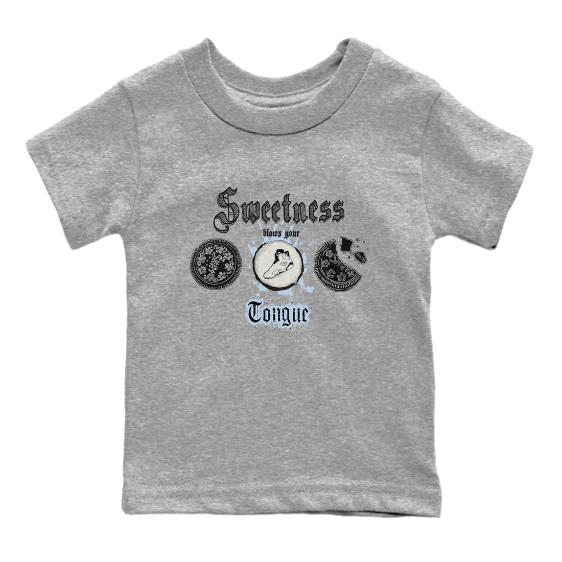 Sweetness Blows Your Tongue snkmatch Tees Kids - Air Jordan 6 White Black