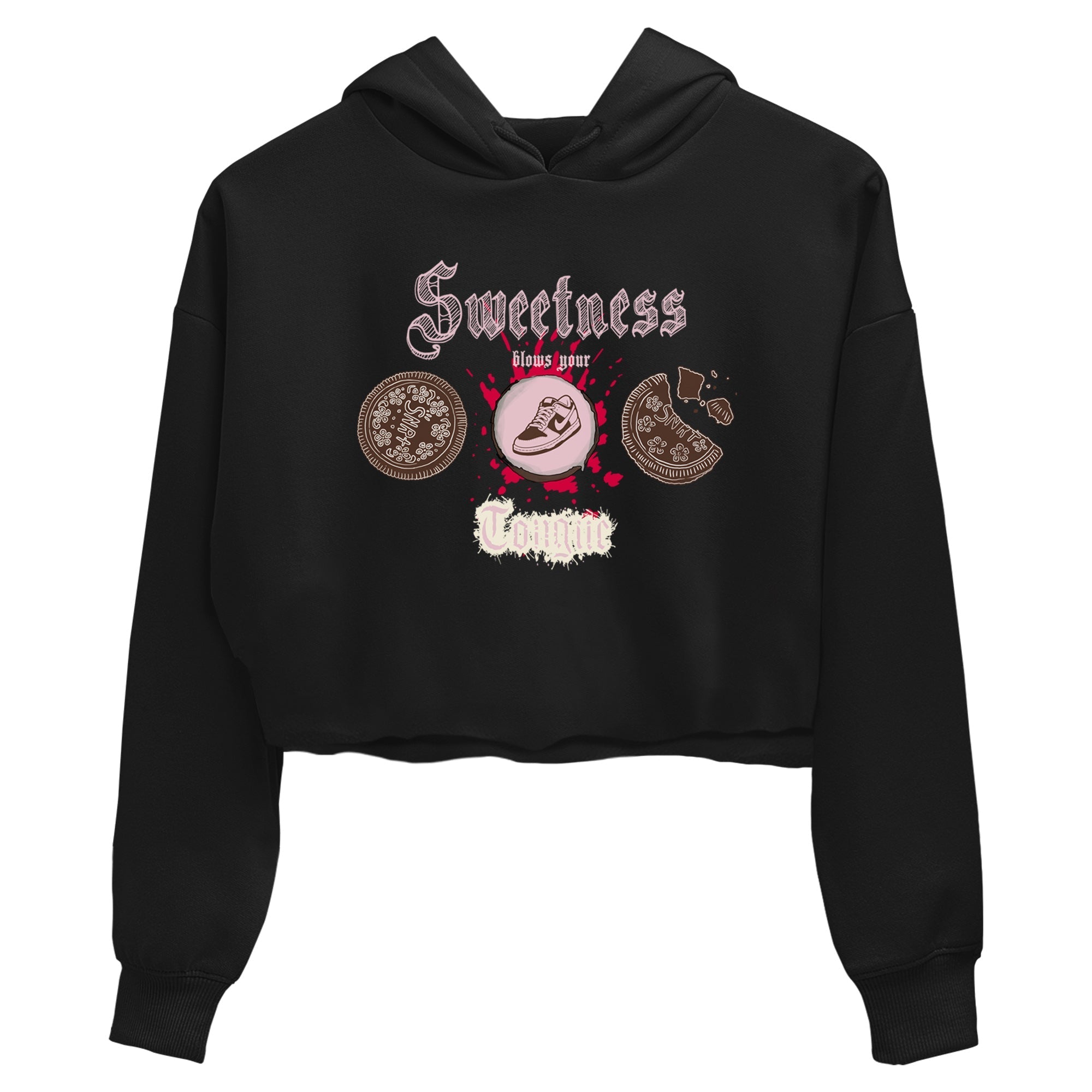 Sweetness Blows Your Tongue snkmatch Women's Top - Dunk Cacao Wow And Pink Foam