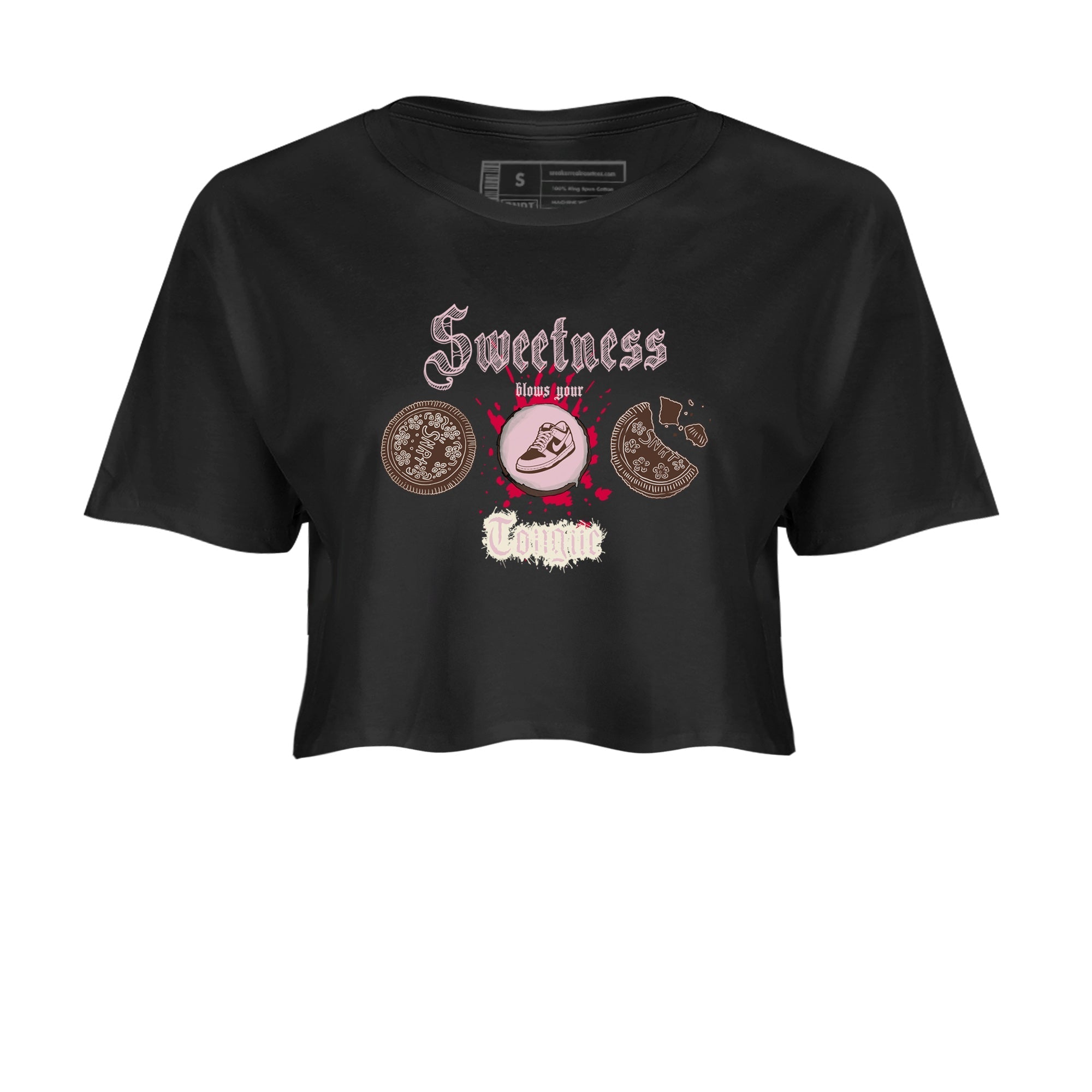 Sweetness Blows Your Tongue snkmatch Women's Top - Dunk Cacao Wow And Pink Foam
