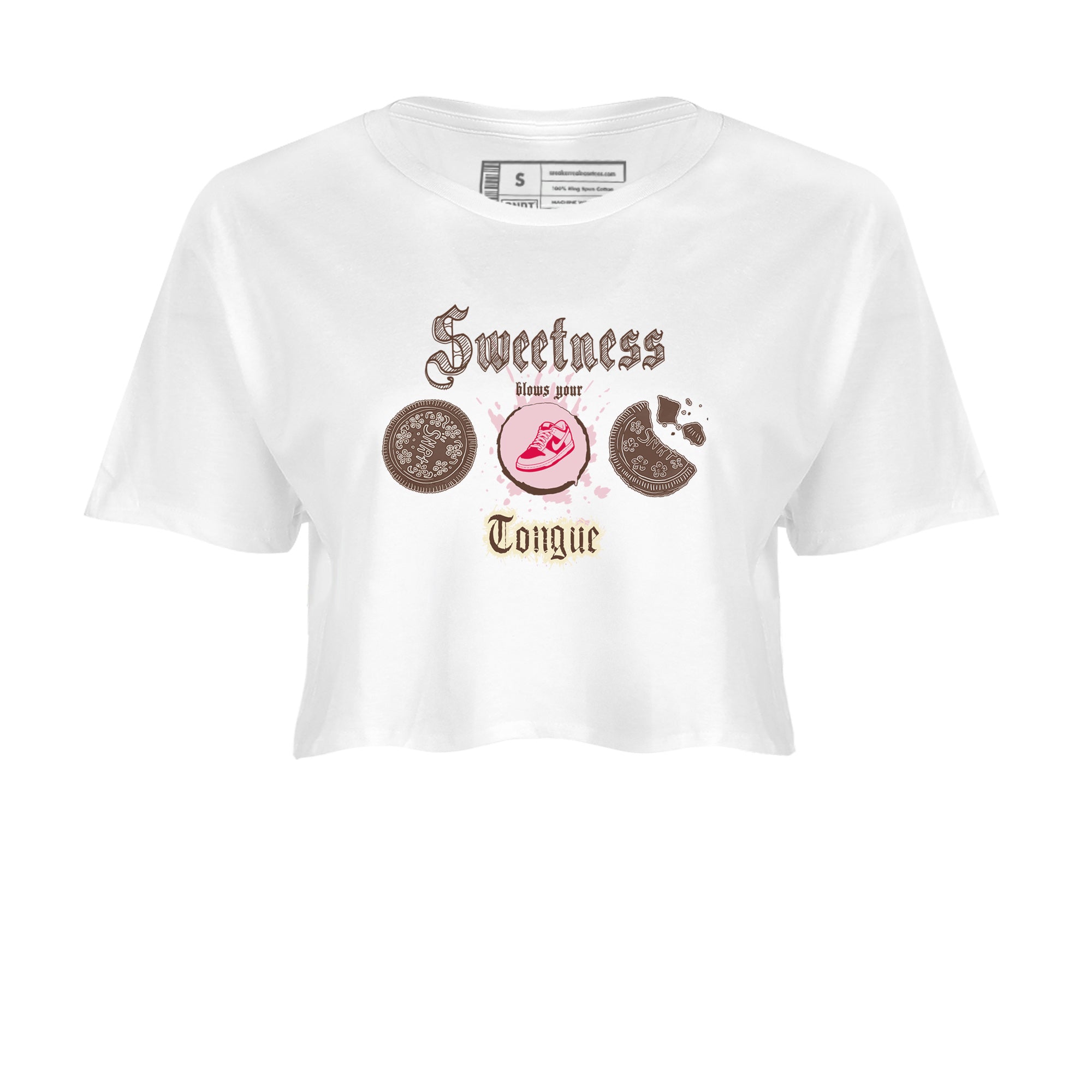 Sweetness Blows Your Tongue snkmatch Women's Top - Dunk Cacao Wow And Pink Foam