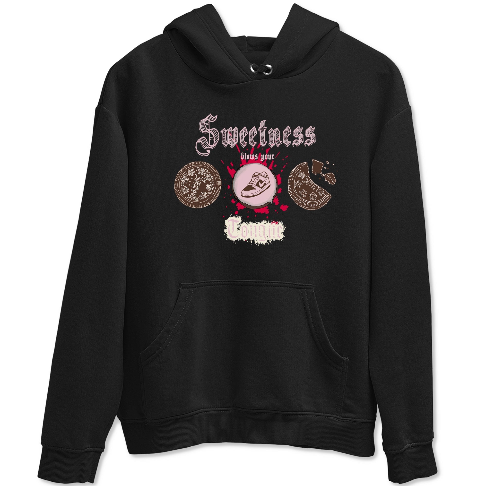 Sweetness Blows Your Tongue snkmatch Tees - Dunk Cacao Wow And Pink Foam