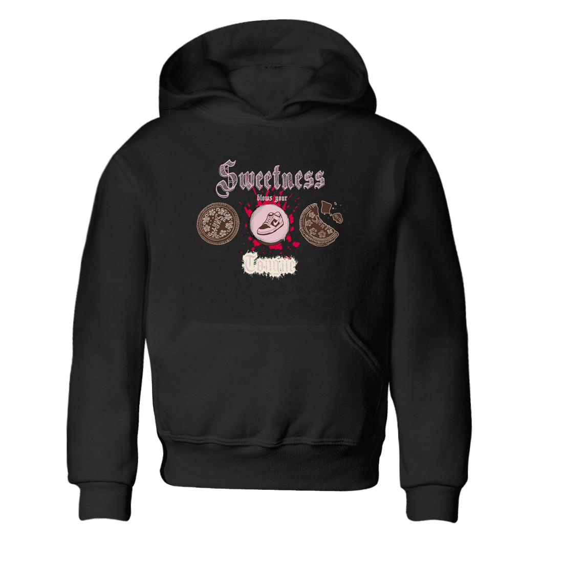 Sweetness Blows Your Tongue snkmatch Tees Kids - Dunk Cacao Wow And Pink Foam