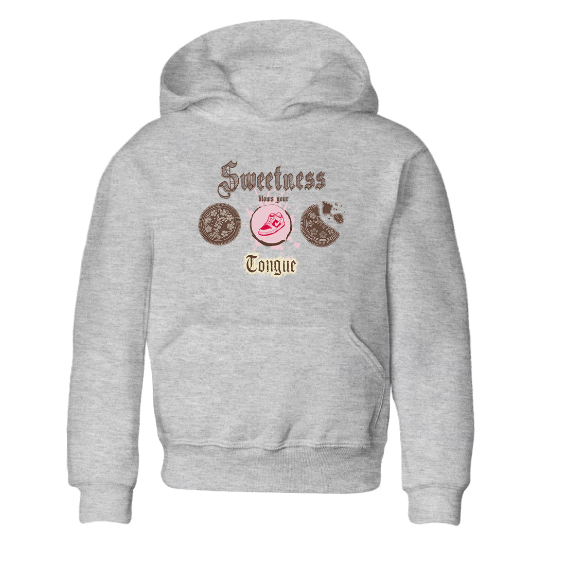 Sweetness Blows Your Tongue snkmatch Tees Kids - Dunk Cacao Wow And Pink Foam