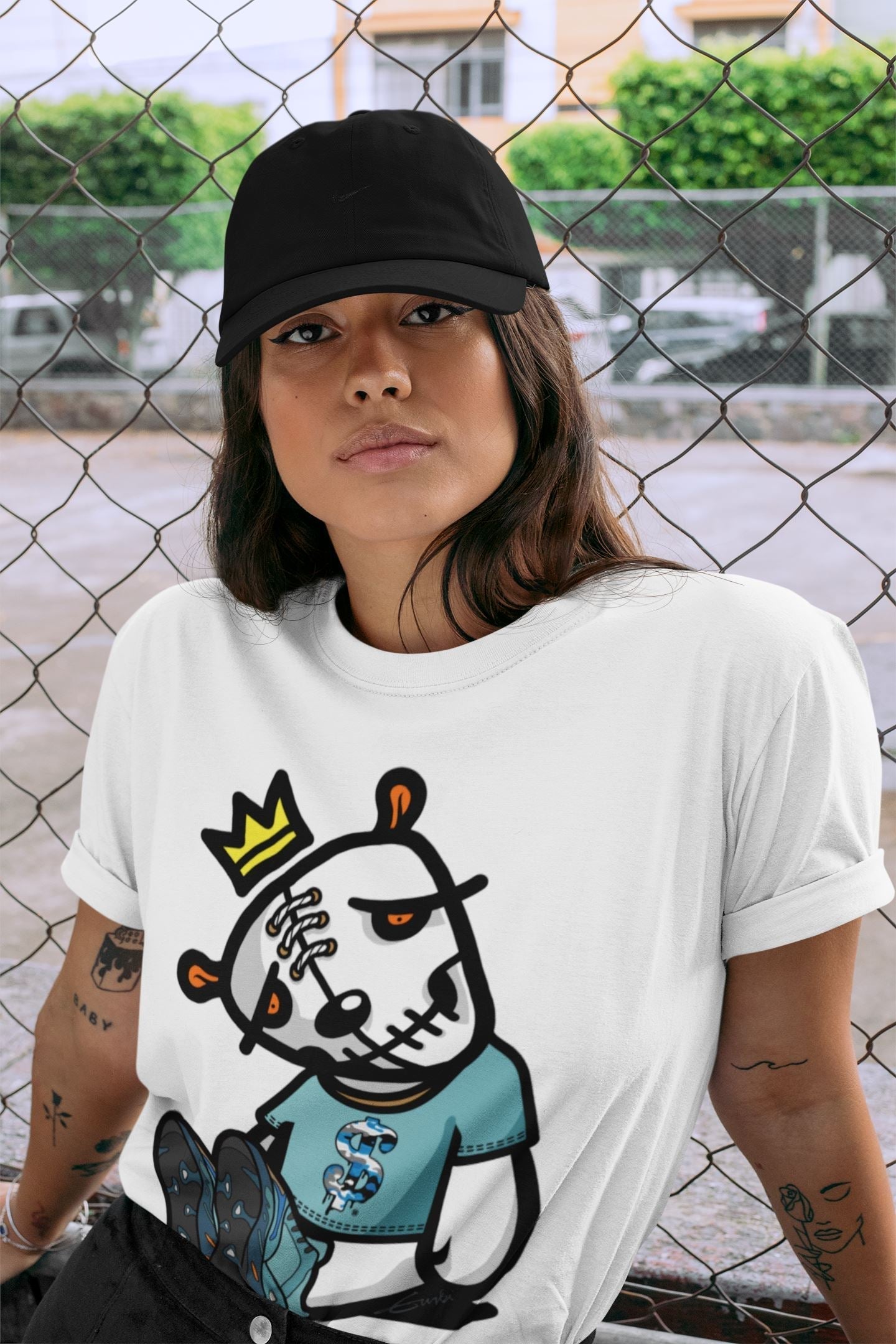 Dead Dolls Unisex Tops - Yeezy 700 Faded Azure