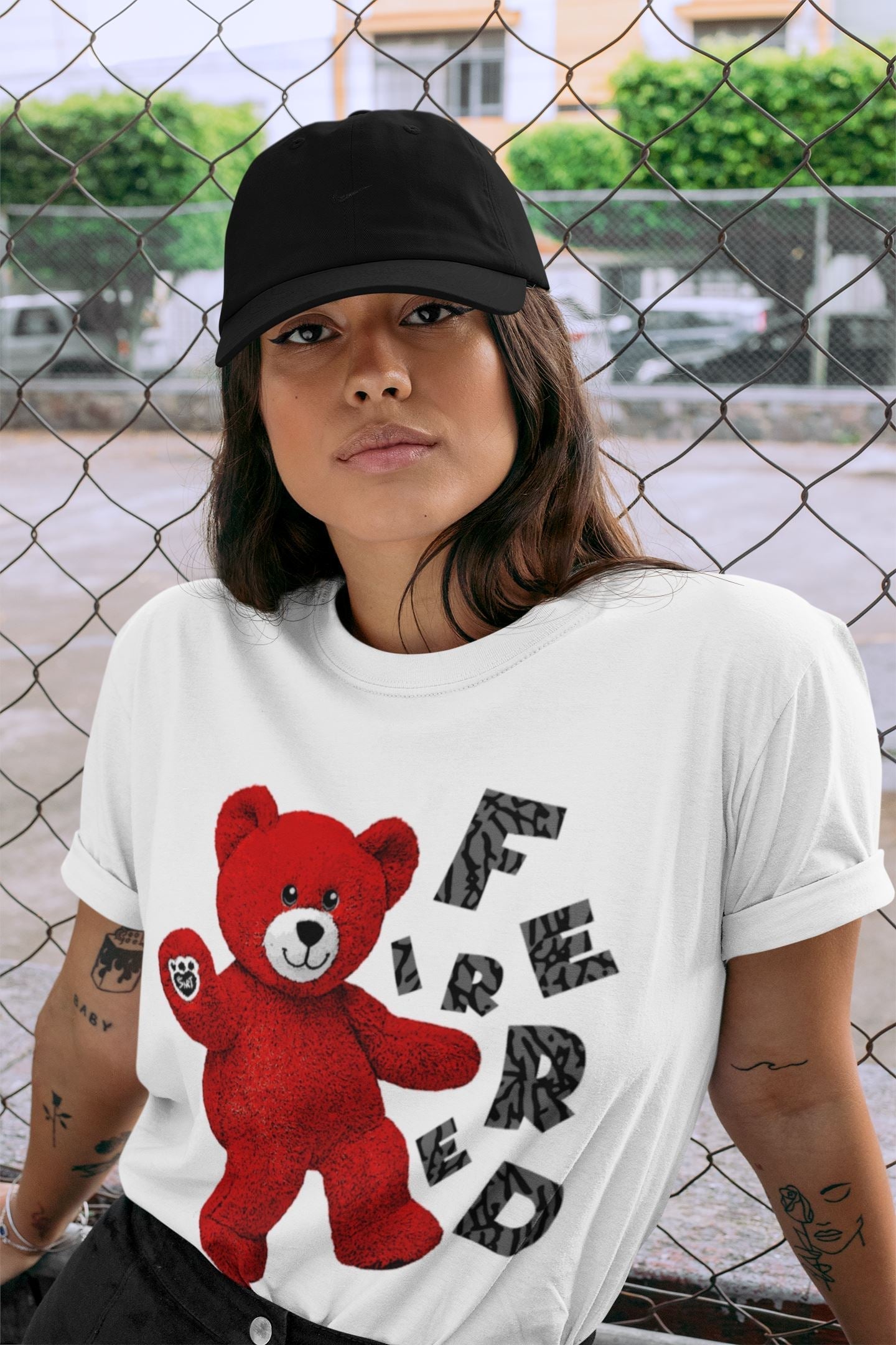 Hello Bear Unisex Tops - Air Jordan 3 Fire Red