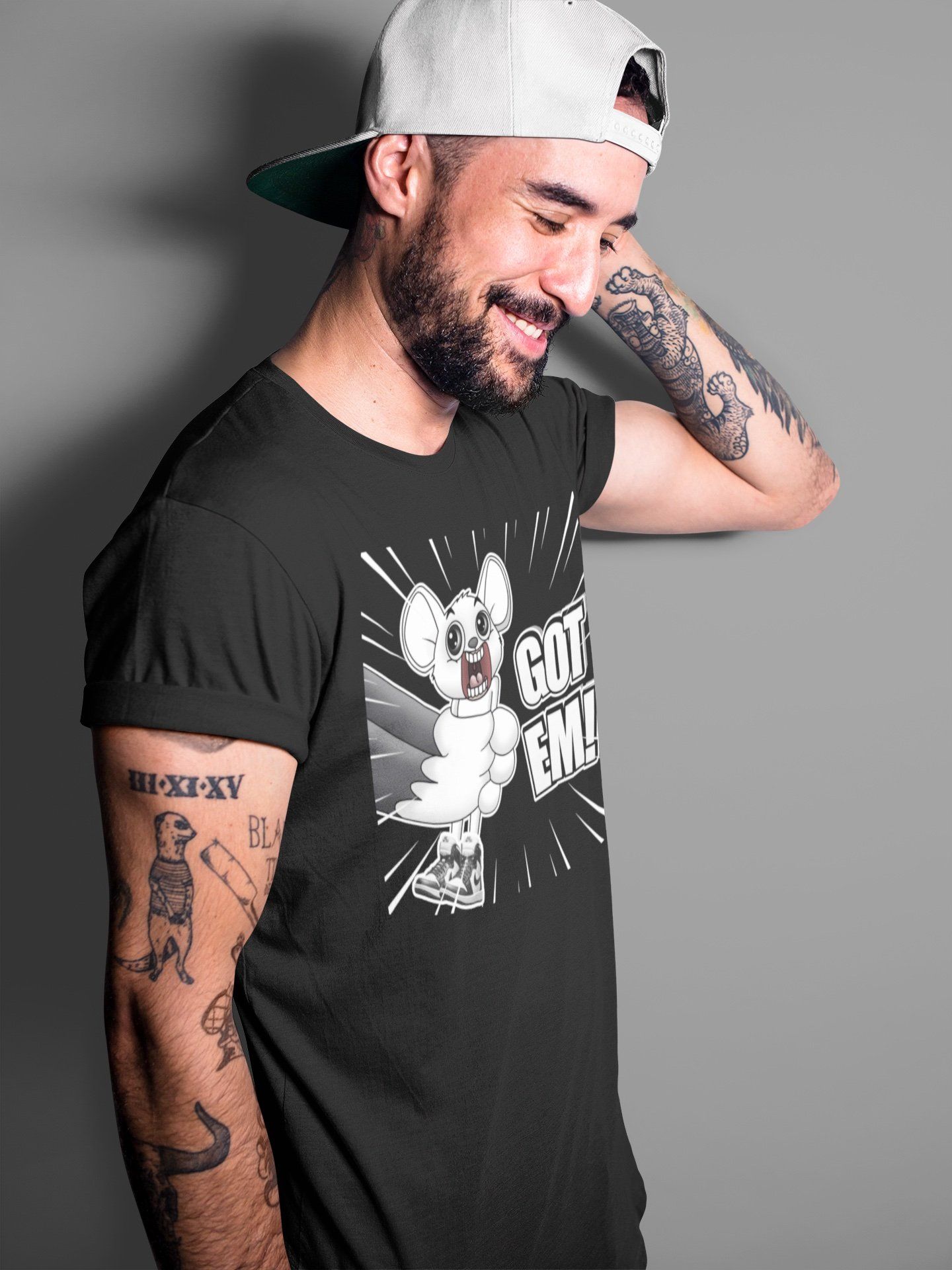 T&J Got Em Unisex Tops - Air Jordan 1 Black White