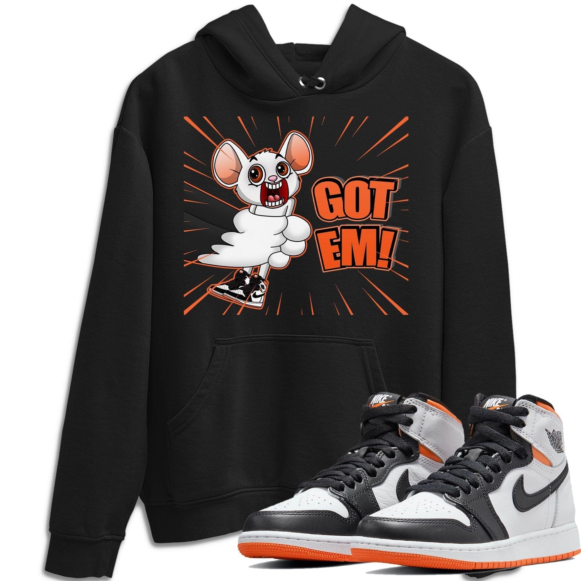 T&J Got Em Unisex Tops - Air Jordan 1 Electro Orange