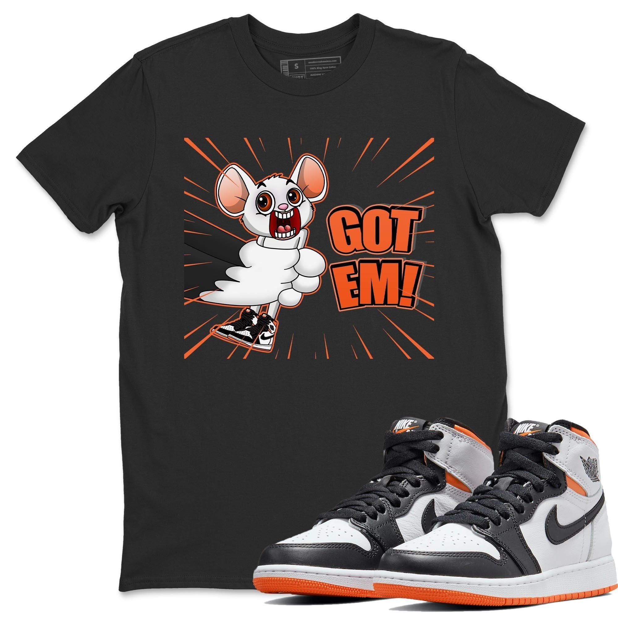 T&J Got Em Unisex Tops - Air Jordan 1 Electro Orange
