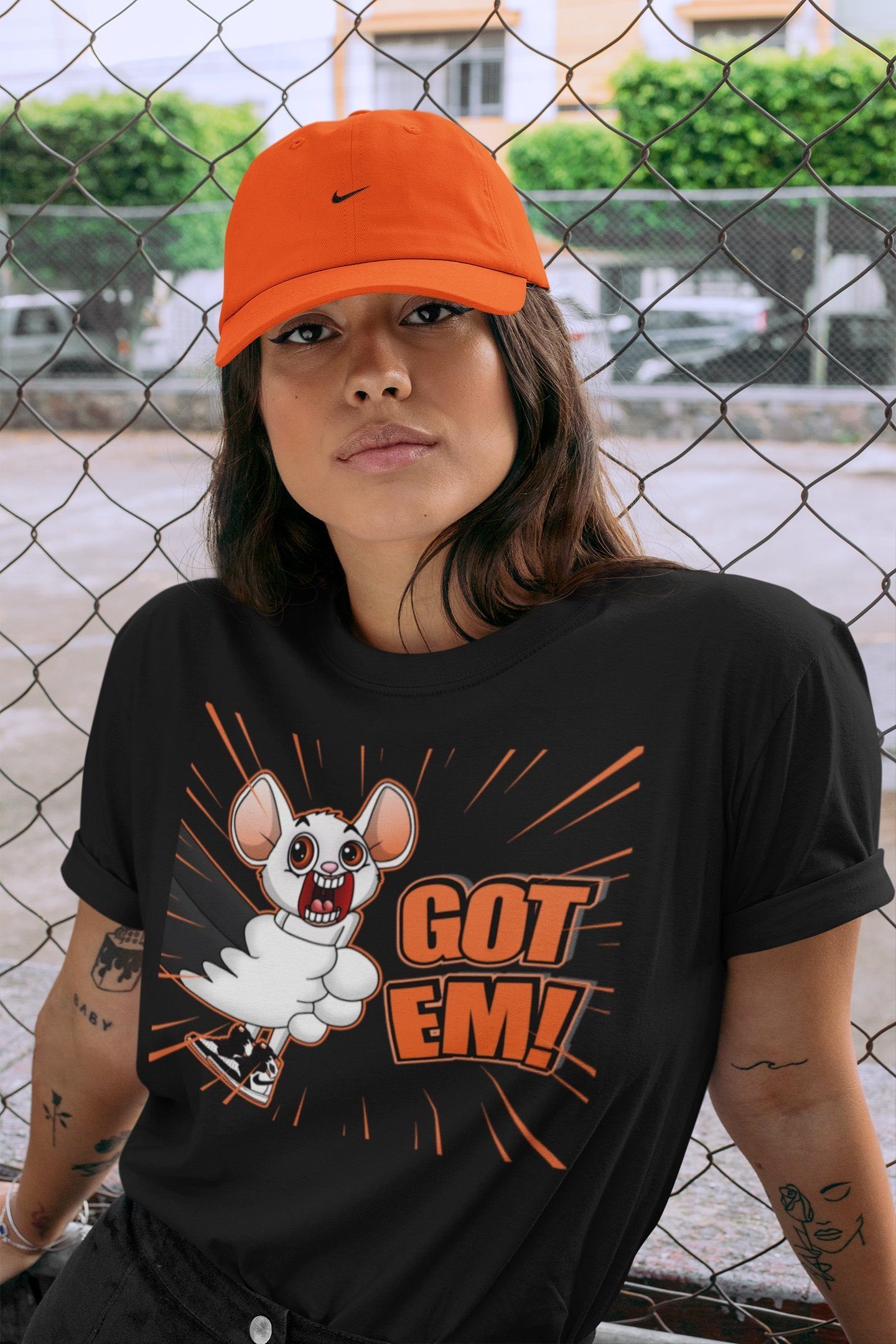 T&J Got Em Unisex Tops - Air Jordan 1 Electro Orange