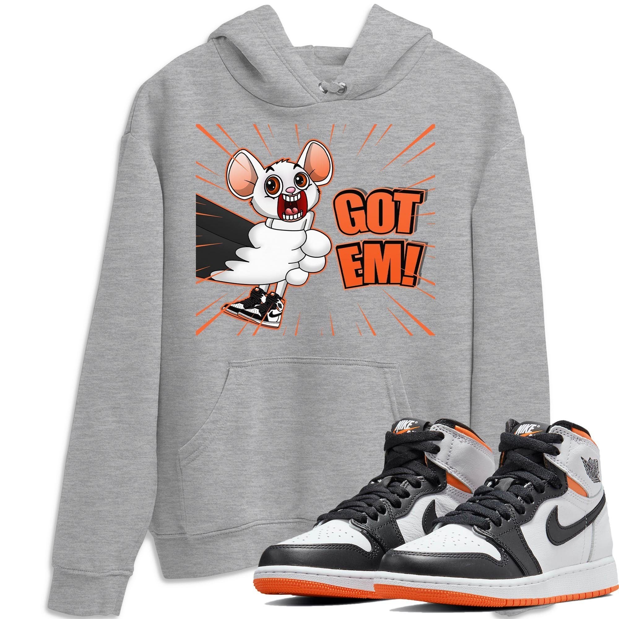 T&J Got Em Unisex Tops - Air Jordan 1 Electro Orange