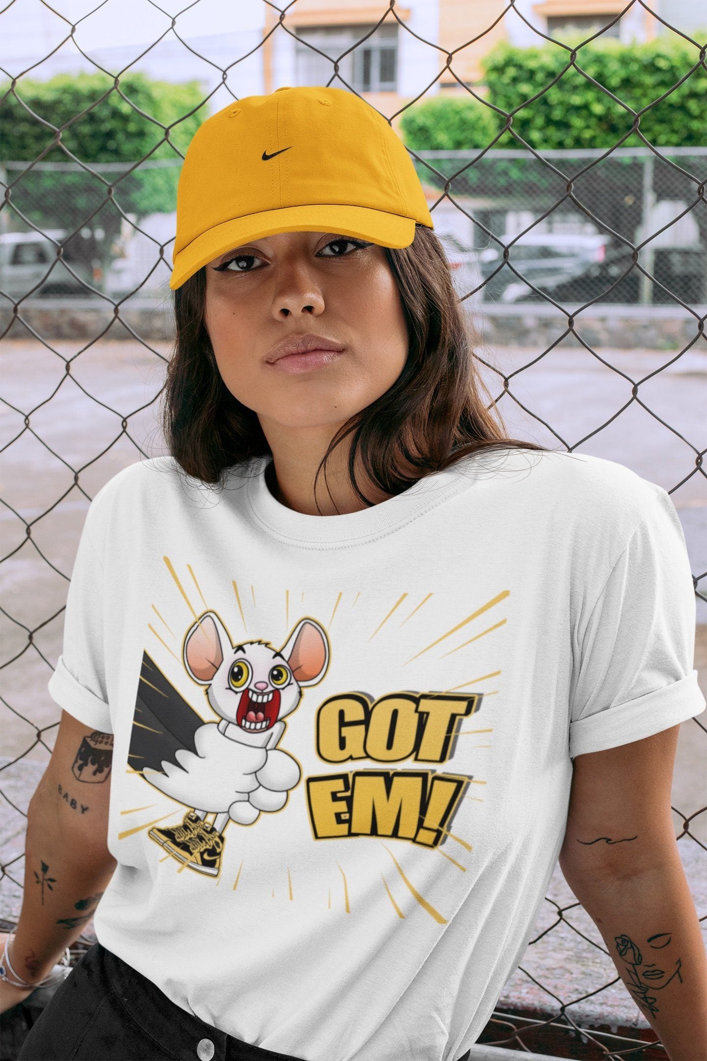 T&J Got Em Unisex Tops - Air Jordan 1 Pollen