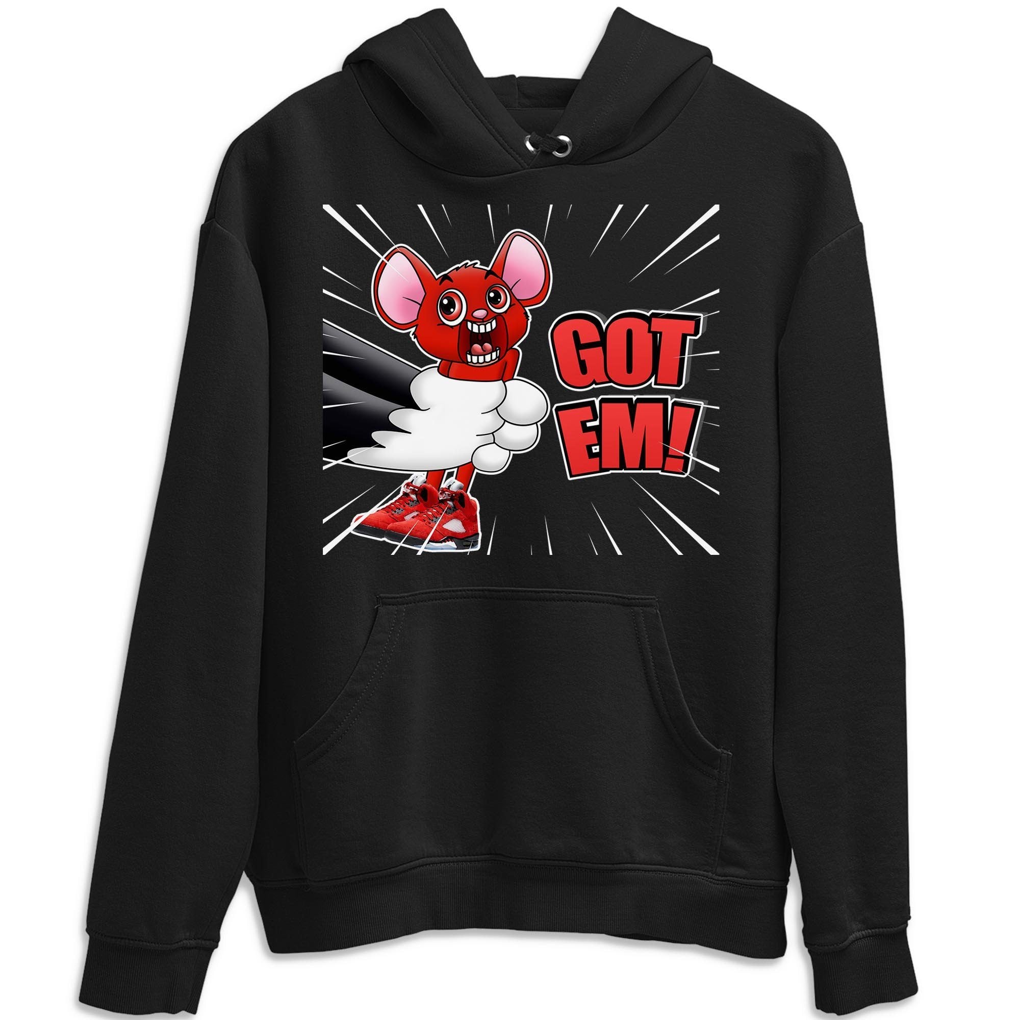 T&J Got Em Unisex Tops - Air Jordan 5 Raging Bull