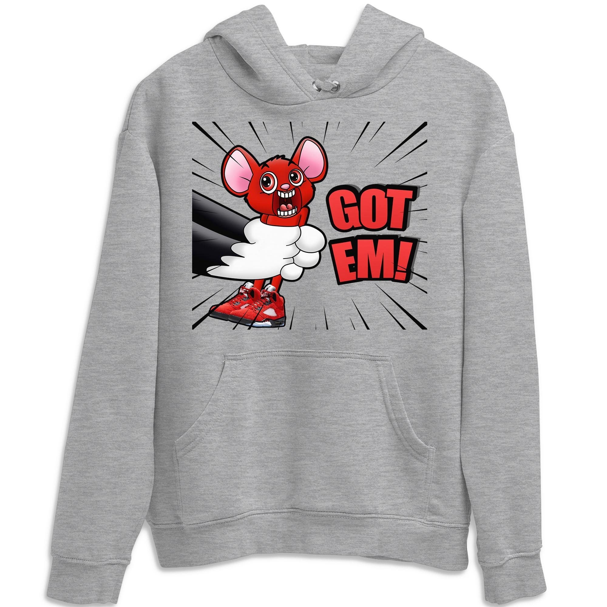 T&J Got Em Unisex Tops - Air Jordan 5 Raging Bull