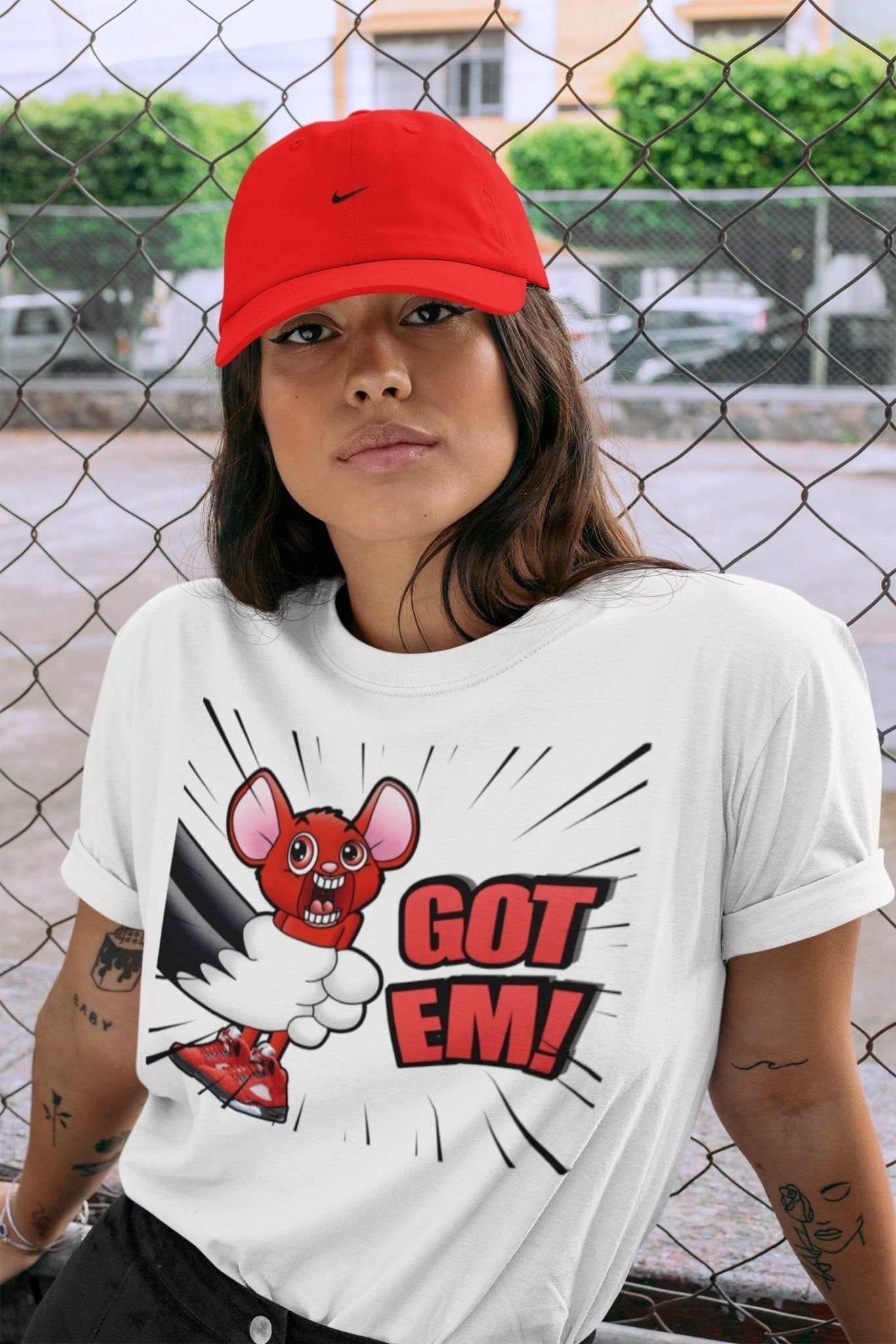 T&J Got Em Unisex Tops - Air Jordan 5 Raging Bull