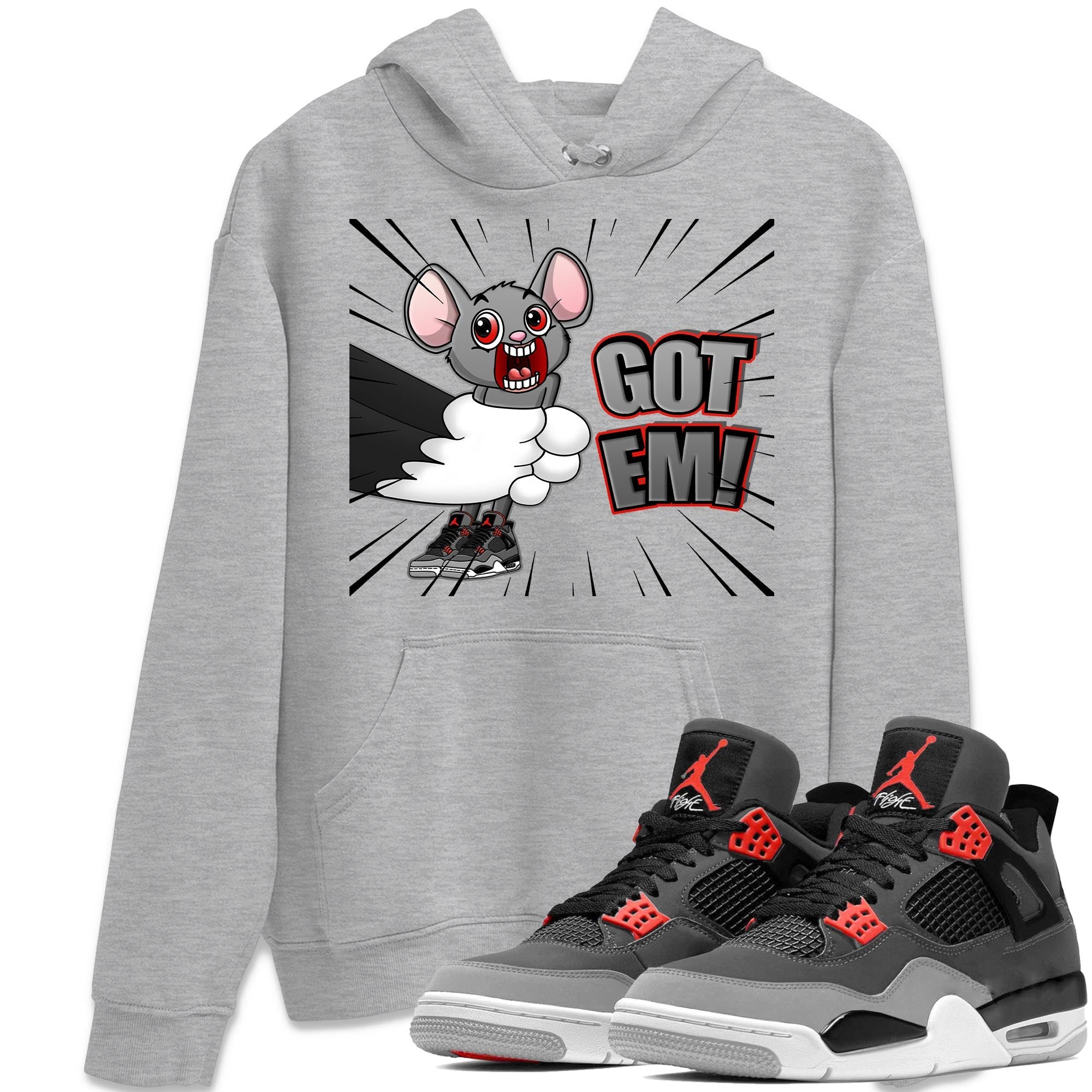 T&J Got Em Unisex Tops - Air Jordan 4 Infrared