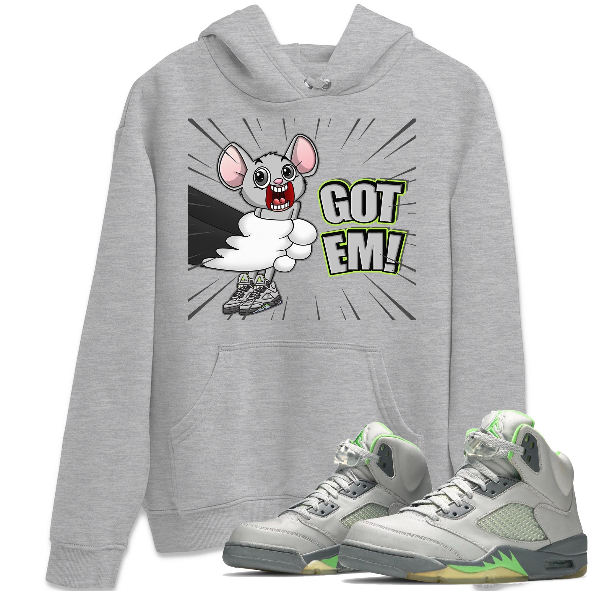 T&J Got Em Unisex Tops - Air Jordan 5 Green Bean