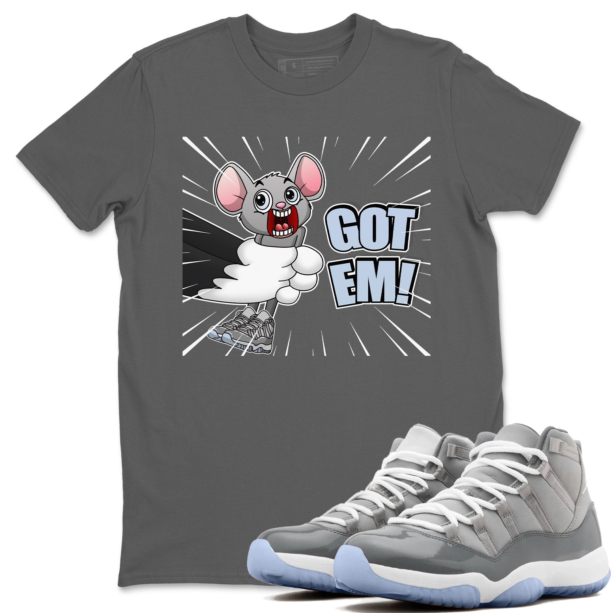 T&J Got Em Unisex Tops - Air Jordan 11 Cool Grey