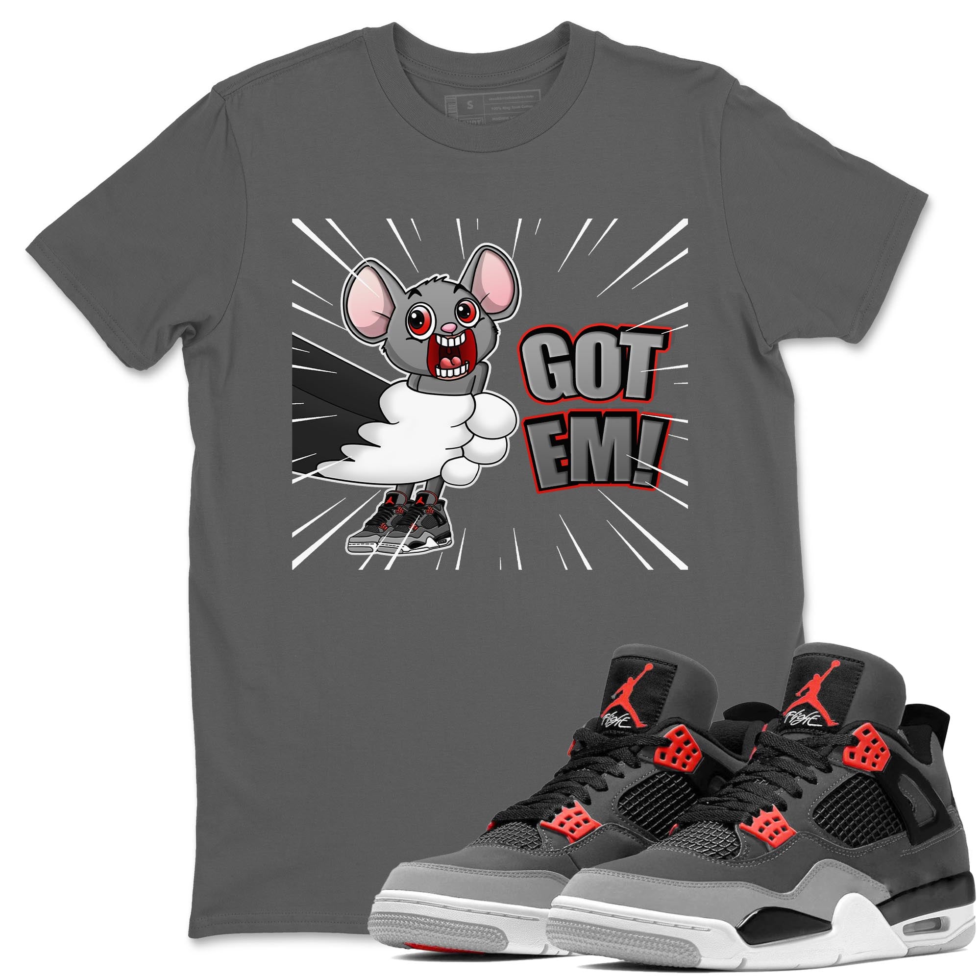 T&J Got Em Unisex Tops - Air Jordan 4 Infrared