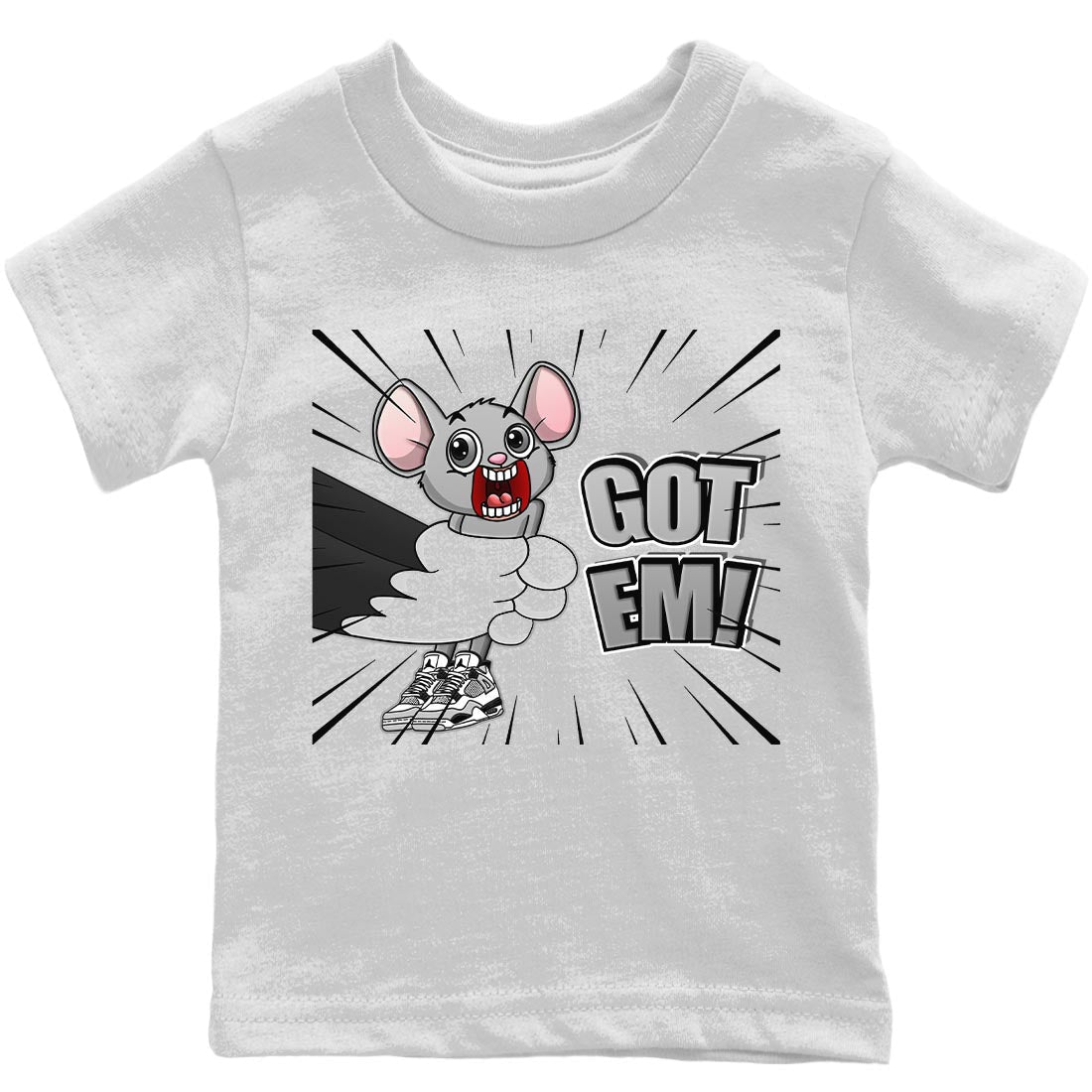 T&J Got Em Kids Tops - Air Jordan 4 Military Black