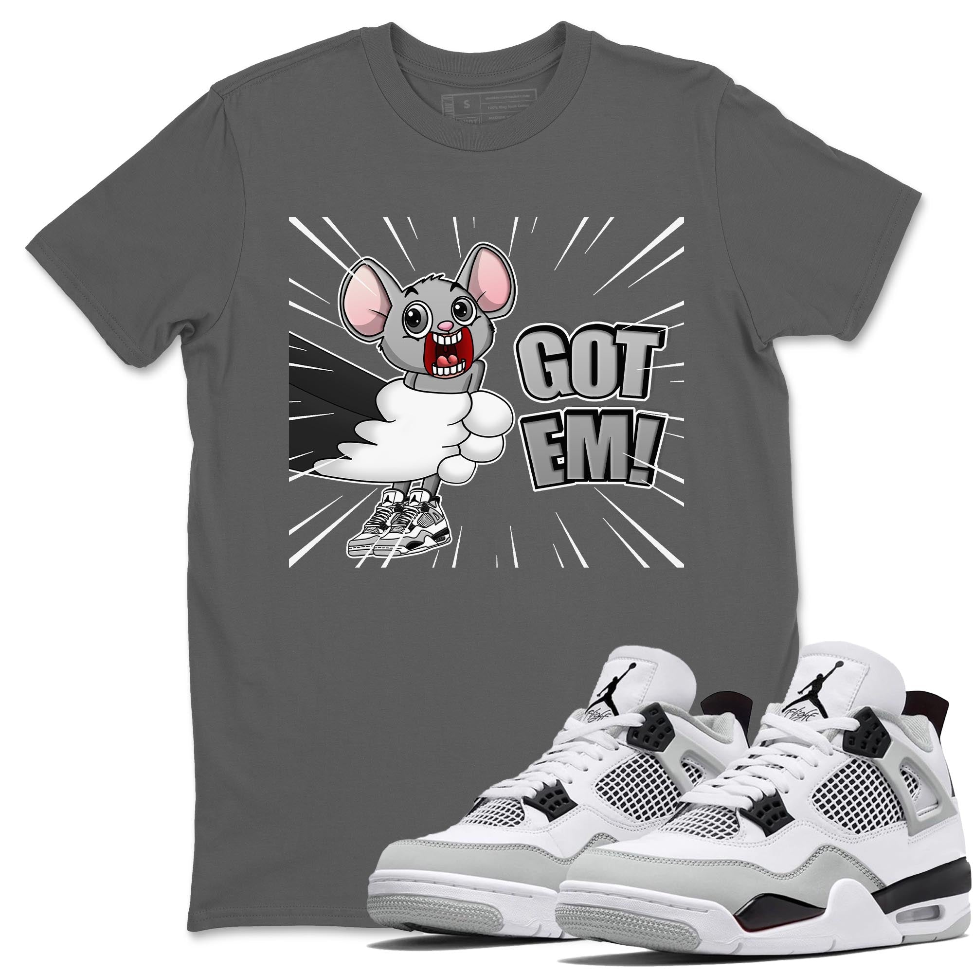 T&J Got Em Unisex Tops - Air Jordan 4 Military Black