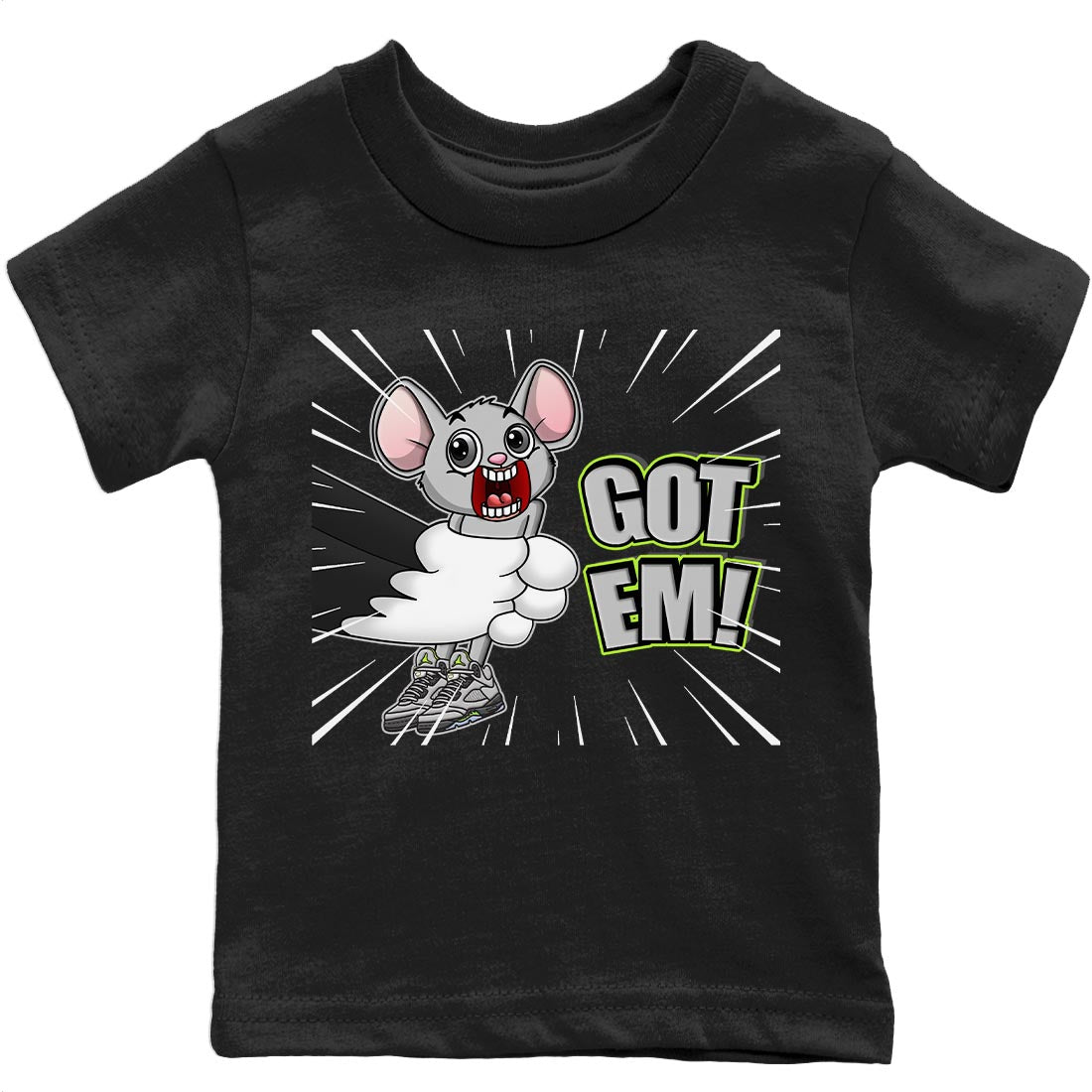 T&J Got Em Kids Tops - Air Jordan 5 Green Bean