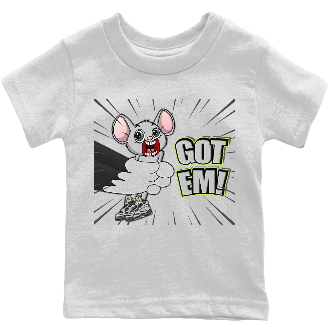 T&J Got Em Kids Tops - Air Jordan 5 Green Bean