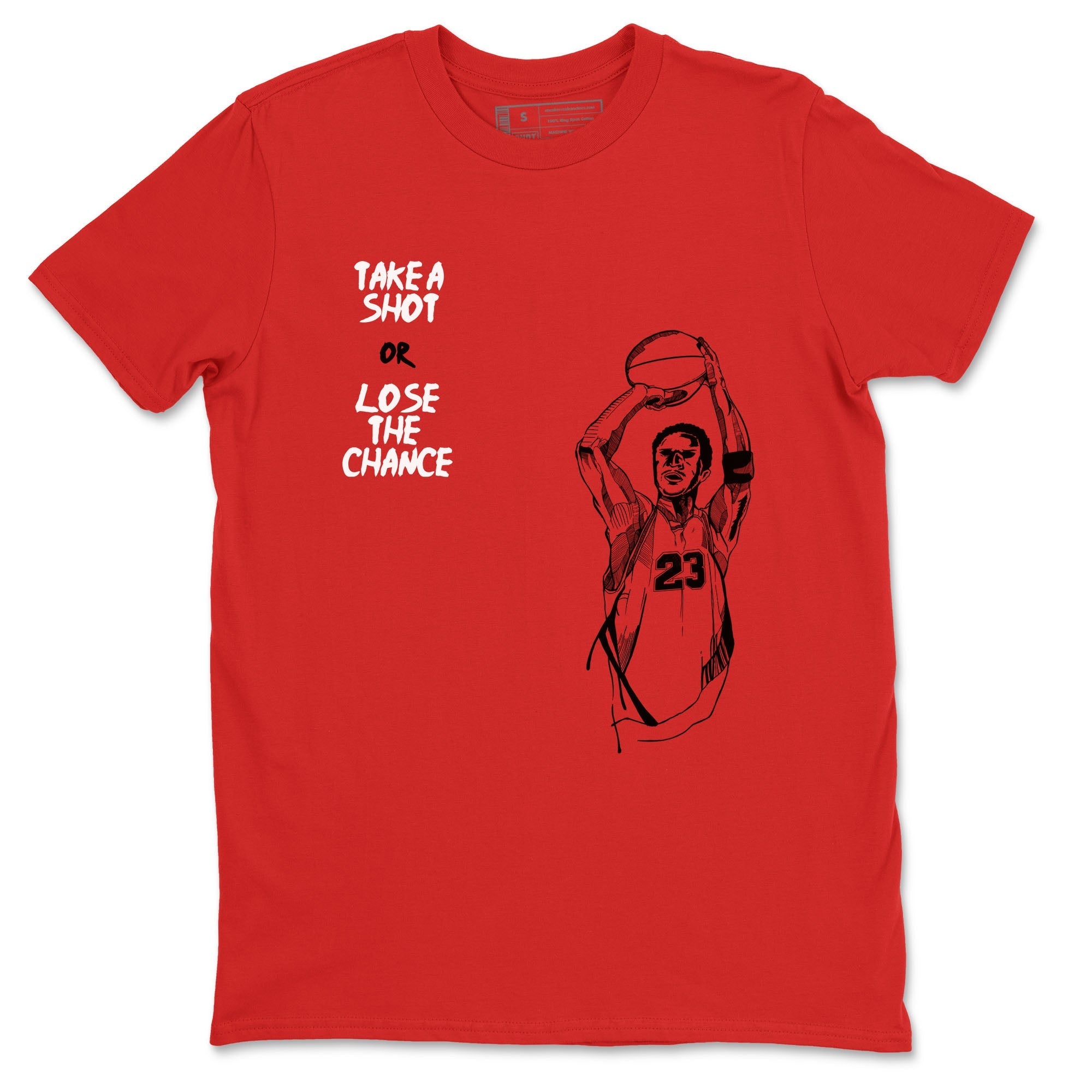 Take A Shot snkmatch Tees - Air Jordan 1 Black Toe Reimagined