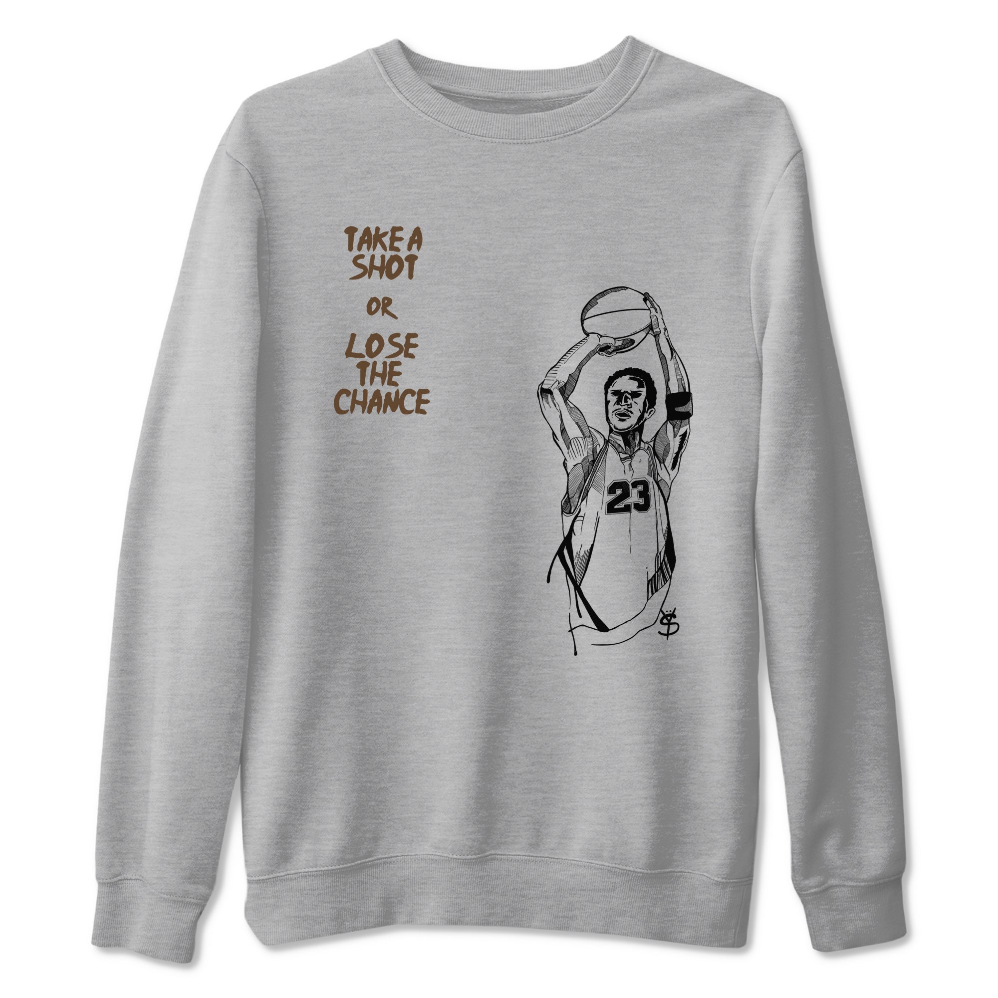 Take A Shot snkmatch Tees - Air Jordan 1 Mocha
