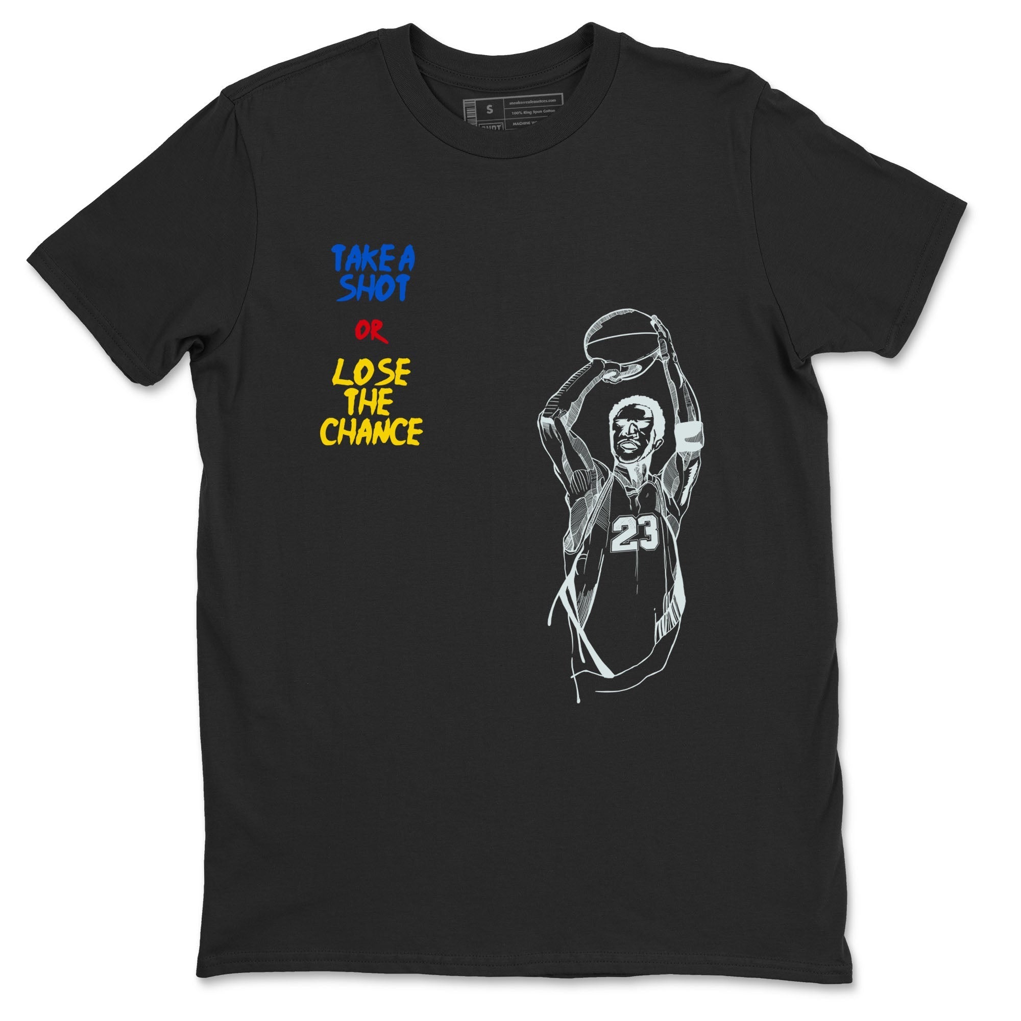 Take A Shot snkmatch Tees - Air Jordan 1 Travis Scott Canary