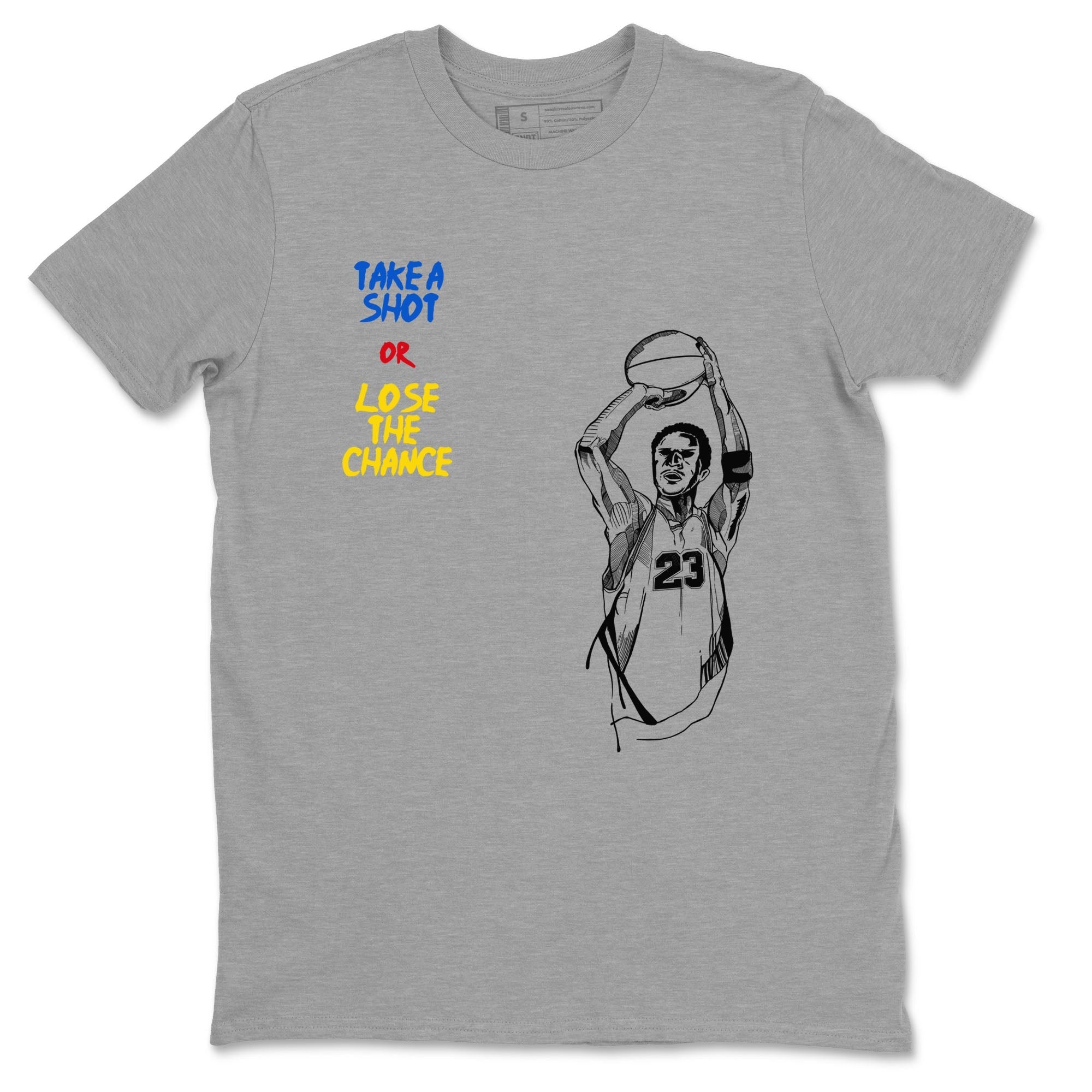 Take A Shot snkmatch Tees - Air Jordan 1 Travis Scott Canary