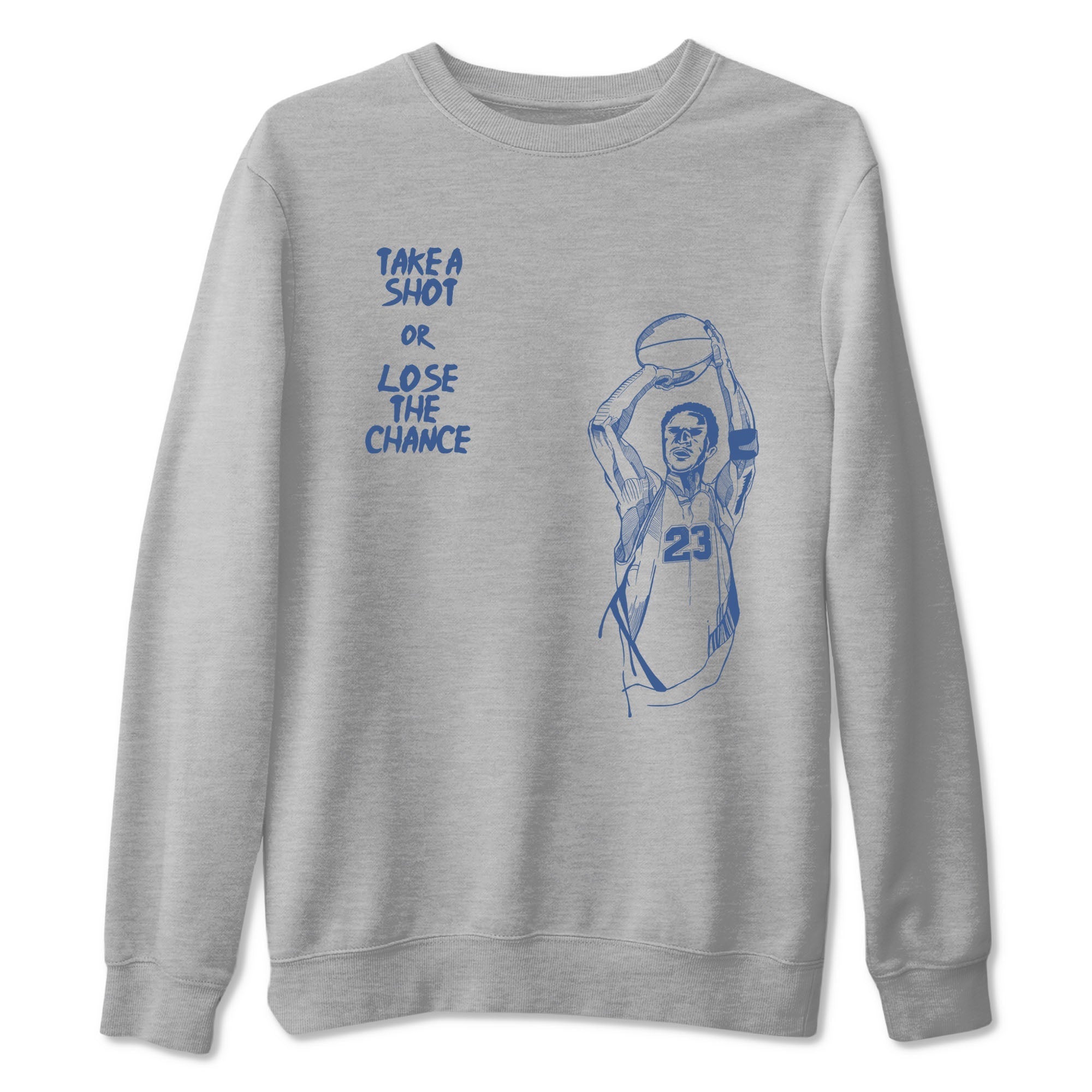 Take A Shot snkmatch Tees - Air Jordan 11 Diffused Blue