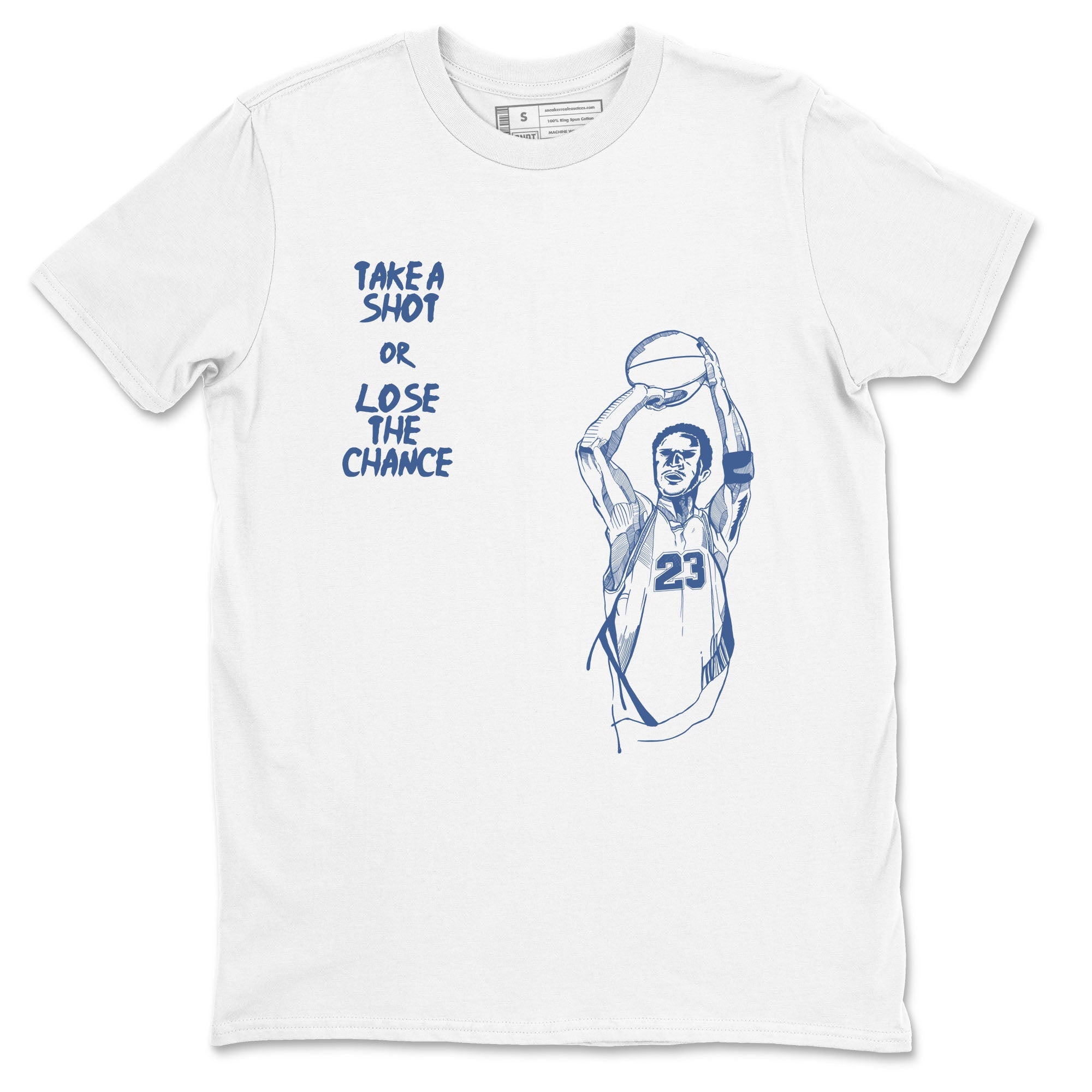 Take A Shot snkmatch Tees - Air Jordan 11 Diffused Blue