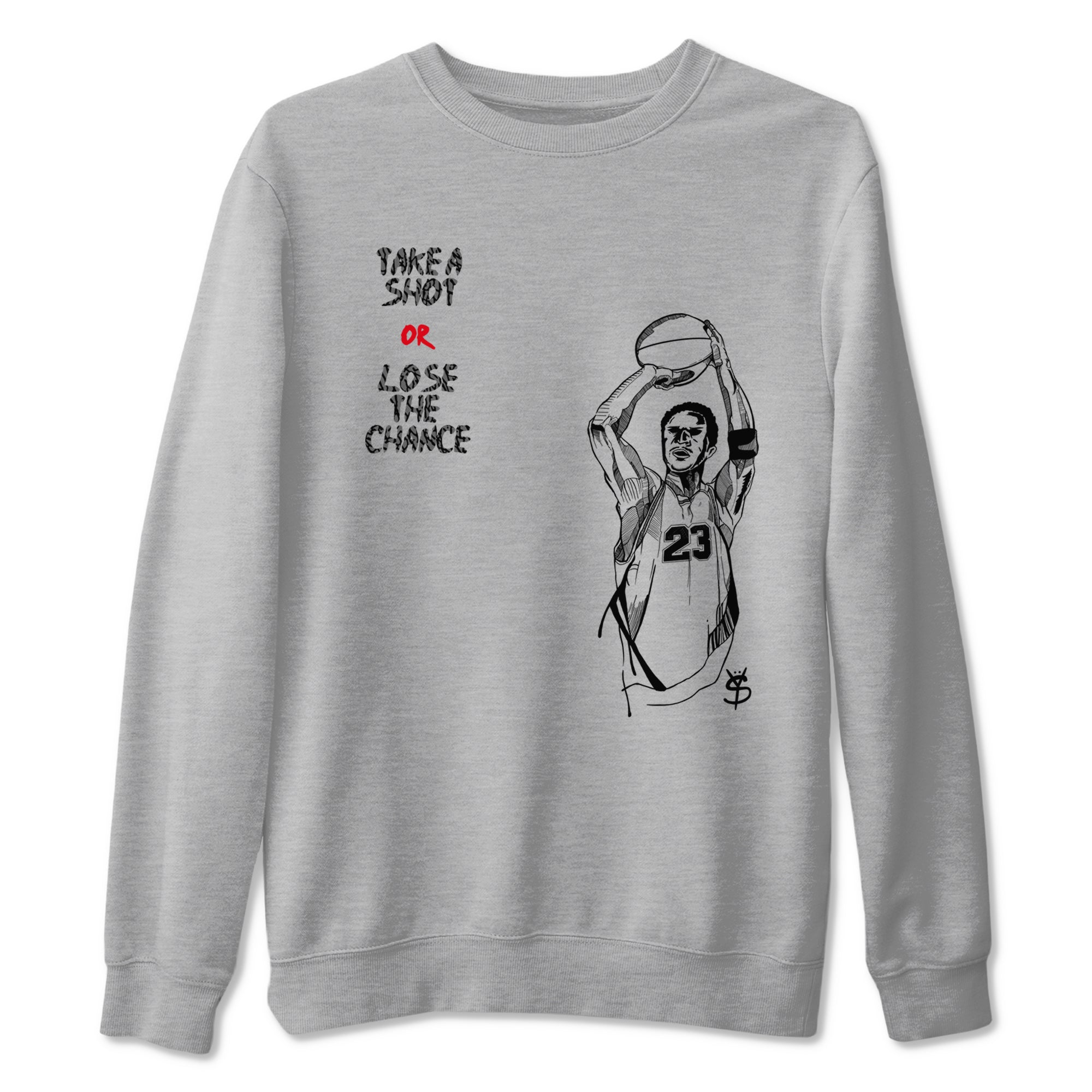 Take A Shot snkmatch Tees - Air Jordan 3 Cement Grey
