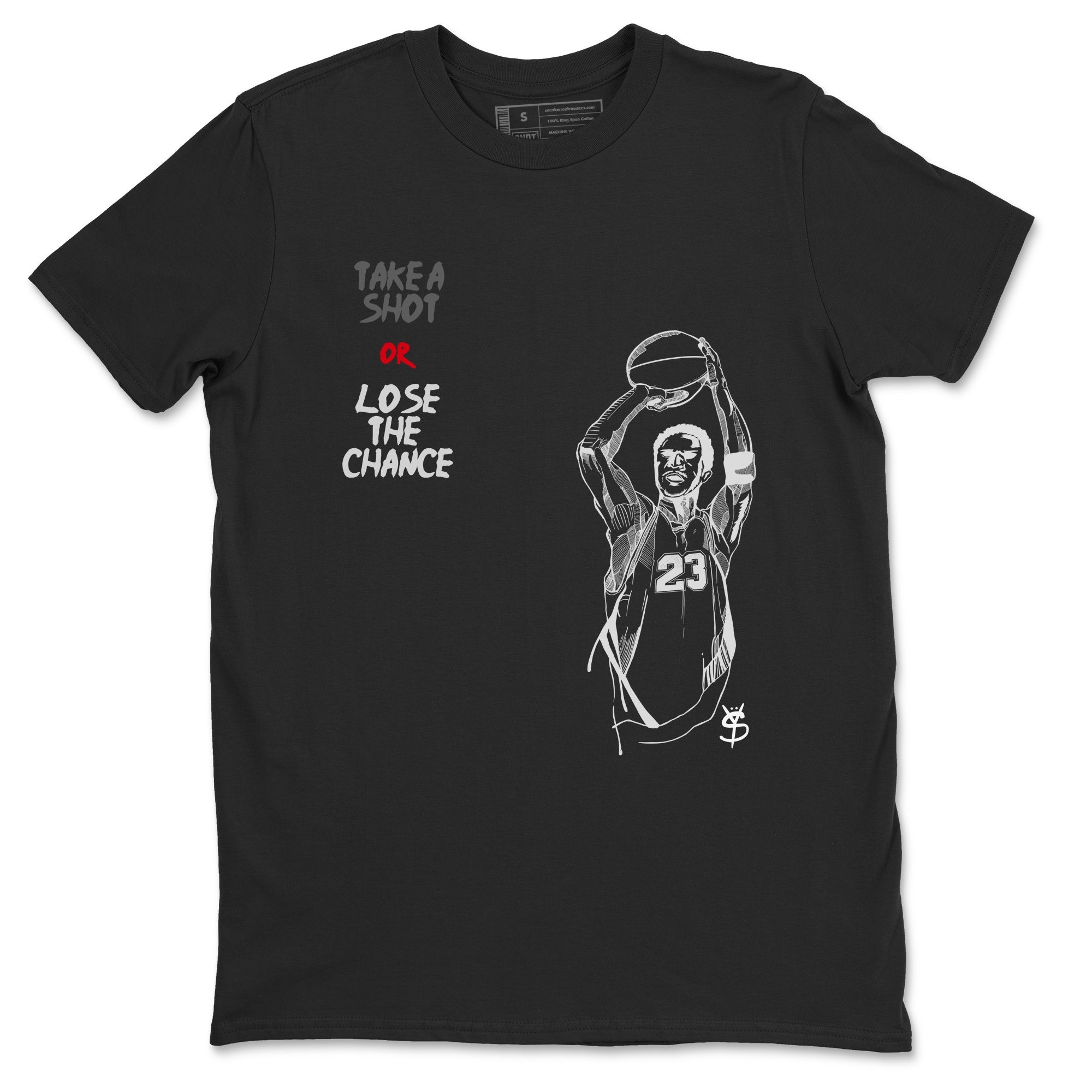 Take A Shot snkmatch Tees - Air Jordan 3 Cement Grey