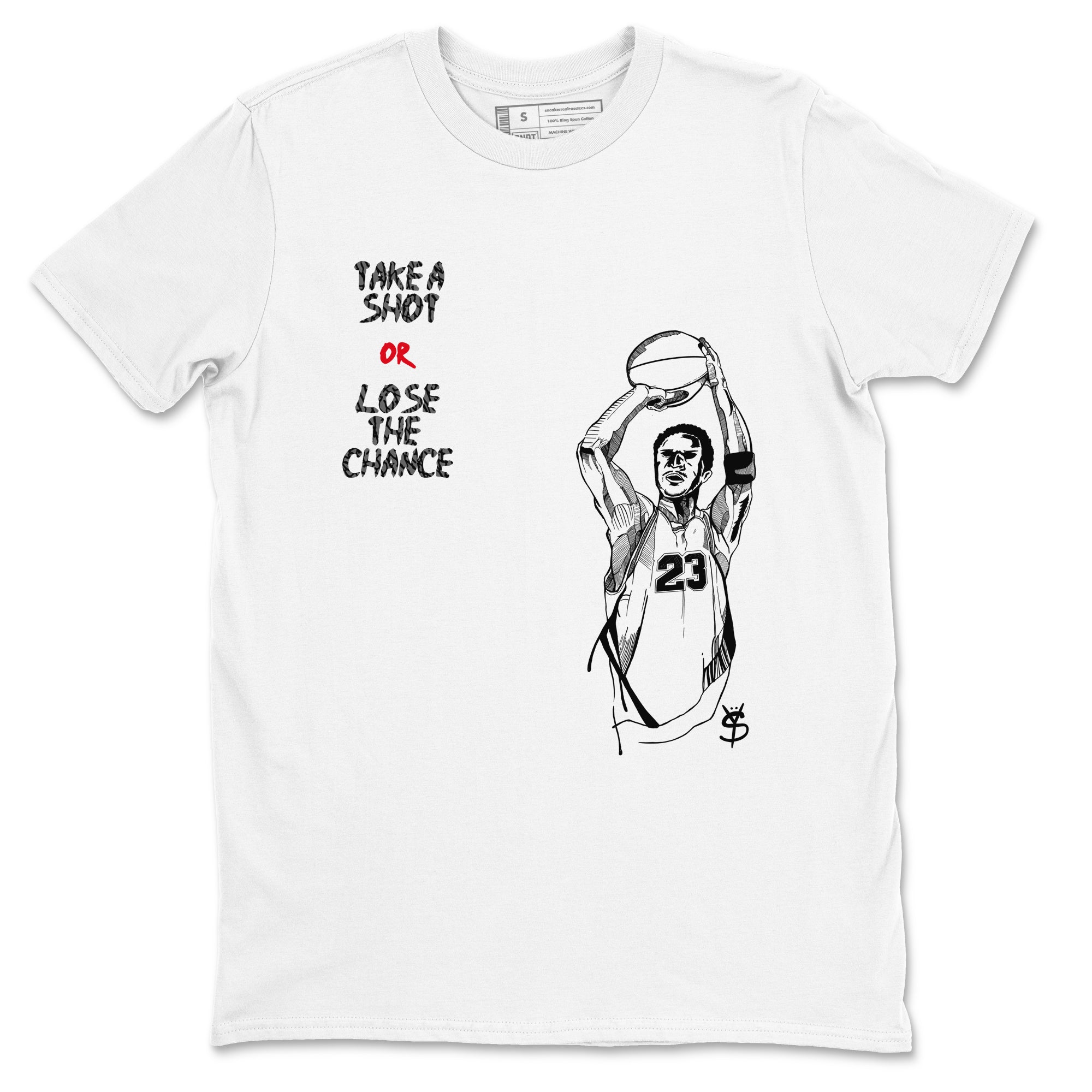 Take A Shot snkmatch Tees - Air Jordan 3 Cement Grey
